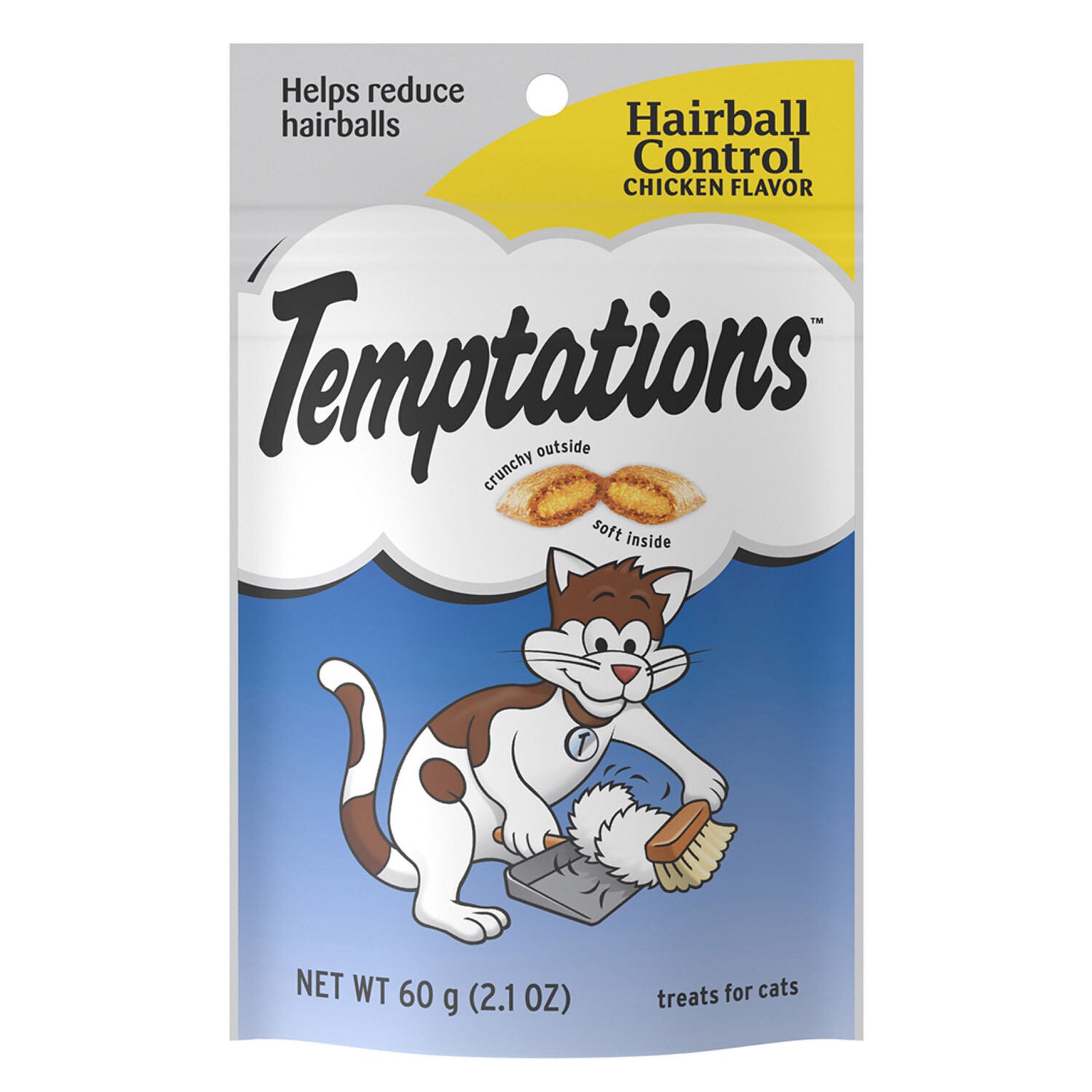 Temptations Hairball Control Tasty Chicken Flavour Cat Treat