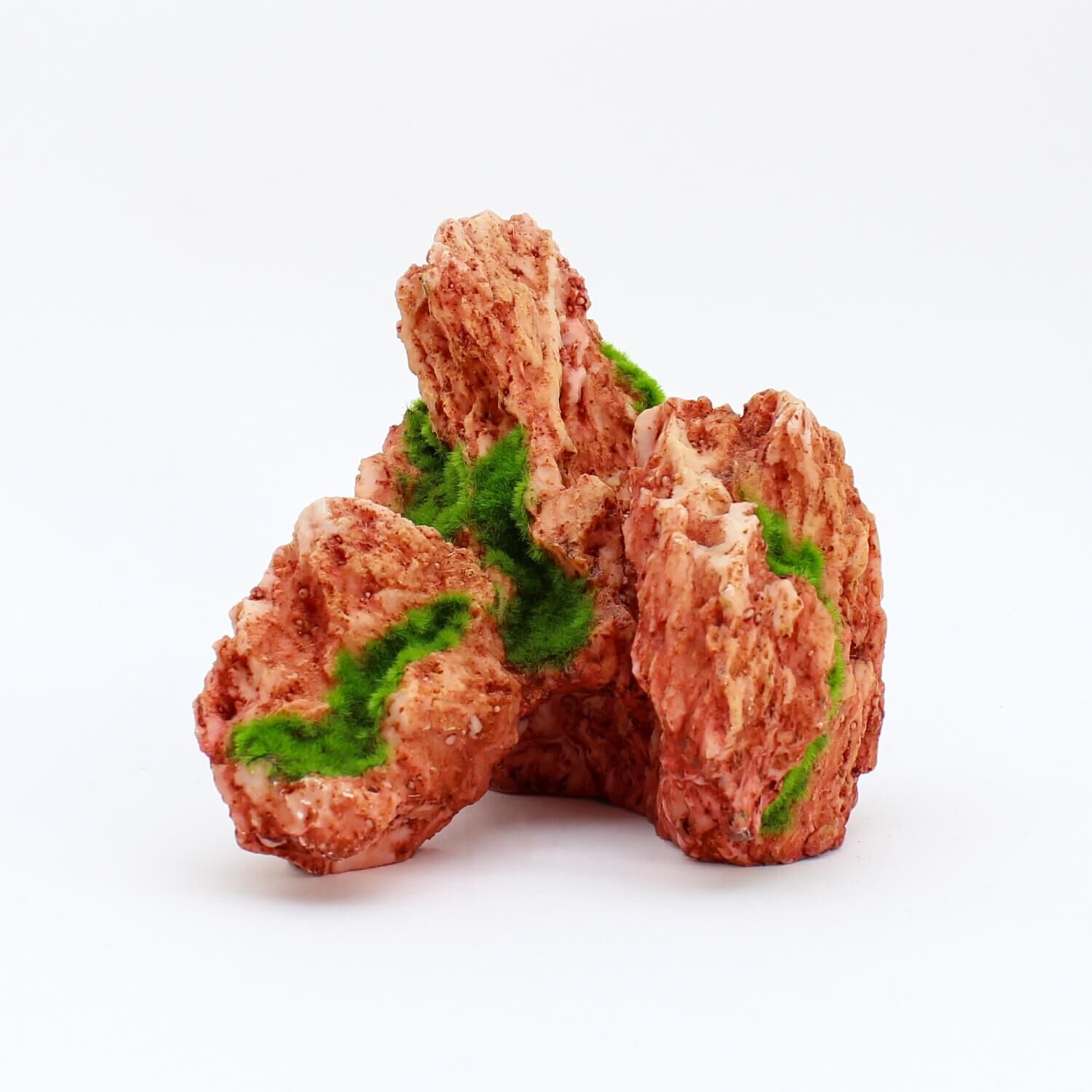 Penn-Plax Aqua Floras Red Rock Resin Aquarium Ornament