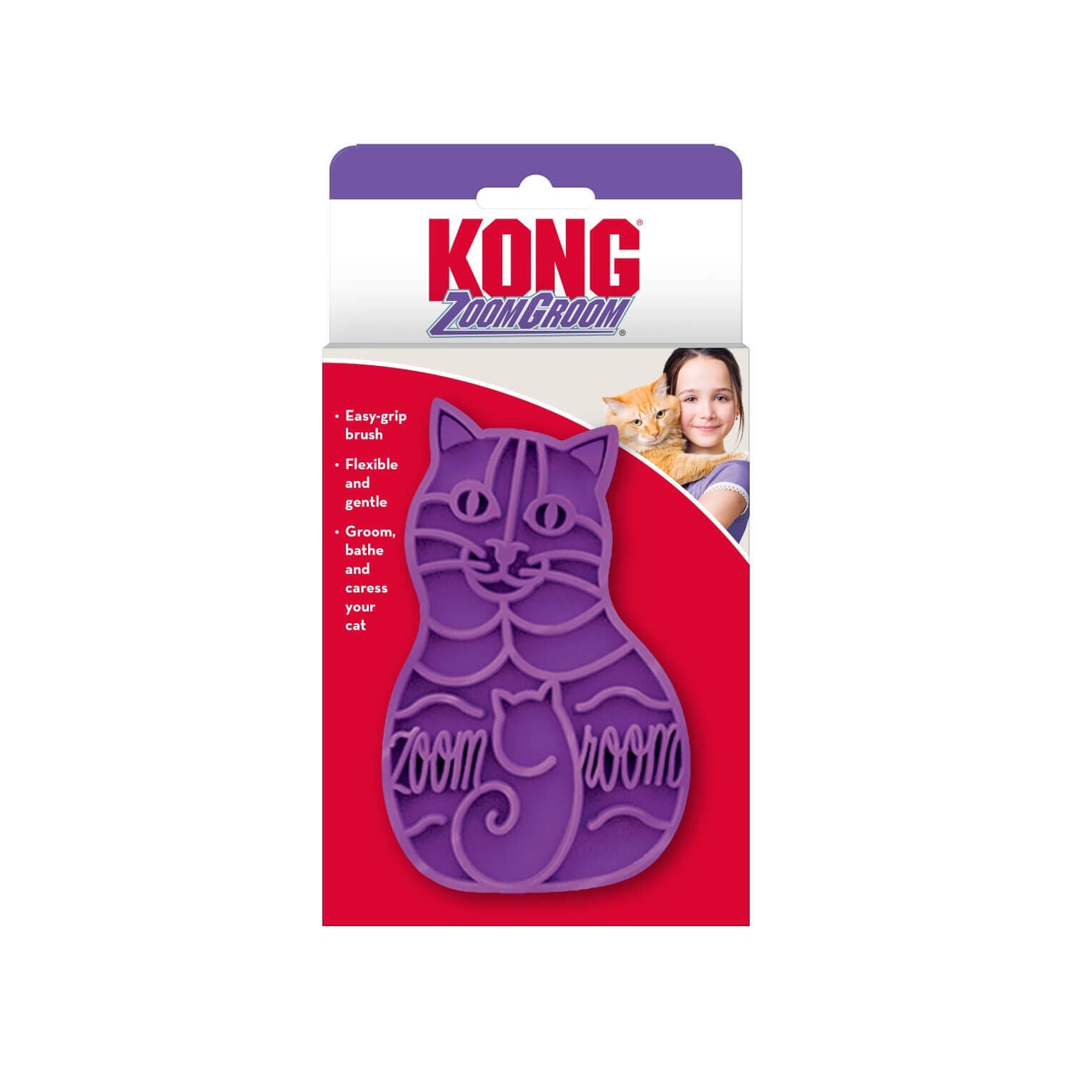 Kong Cat Zoomgroom&reg; Cat Grooming Brush