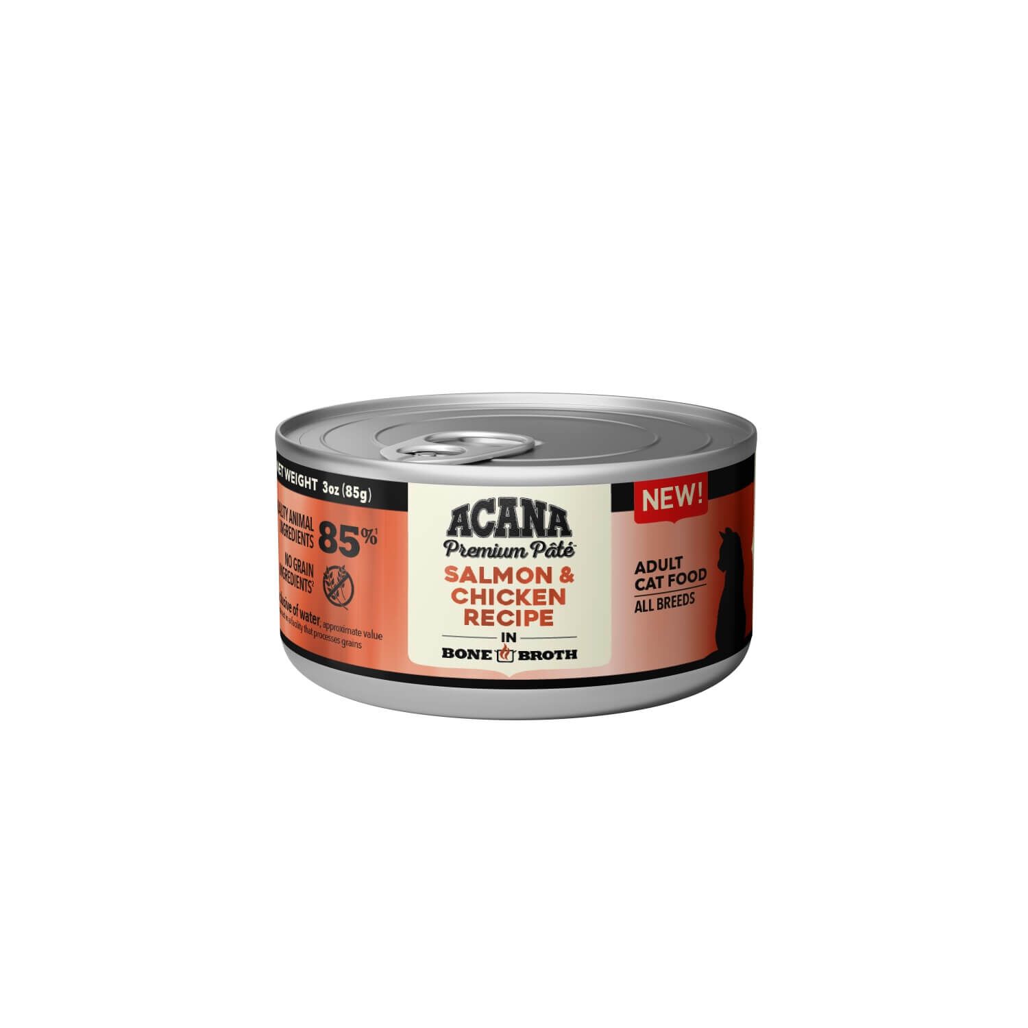 Acana Salmon & Chicken In Bone Broth Wet Cat Food,
