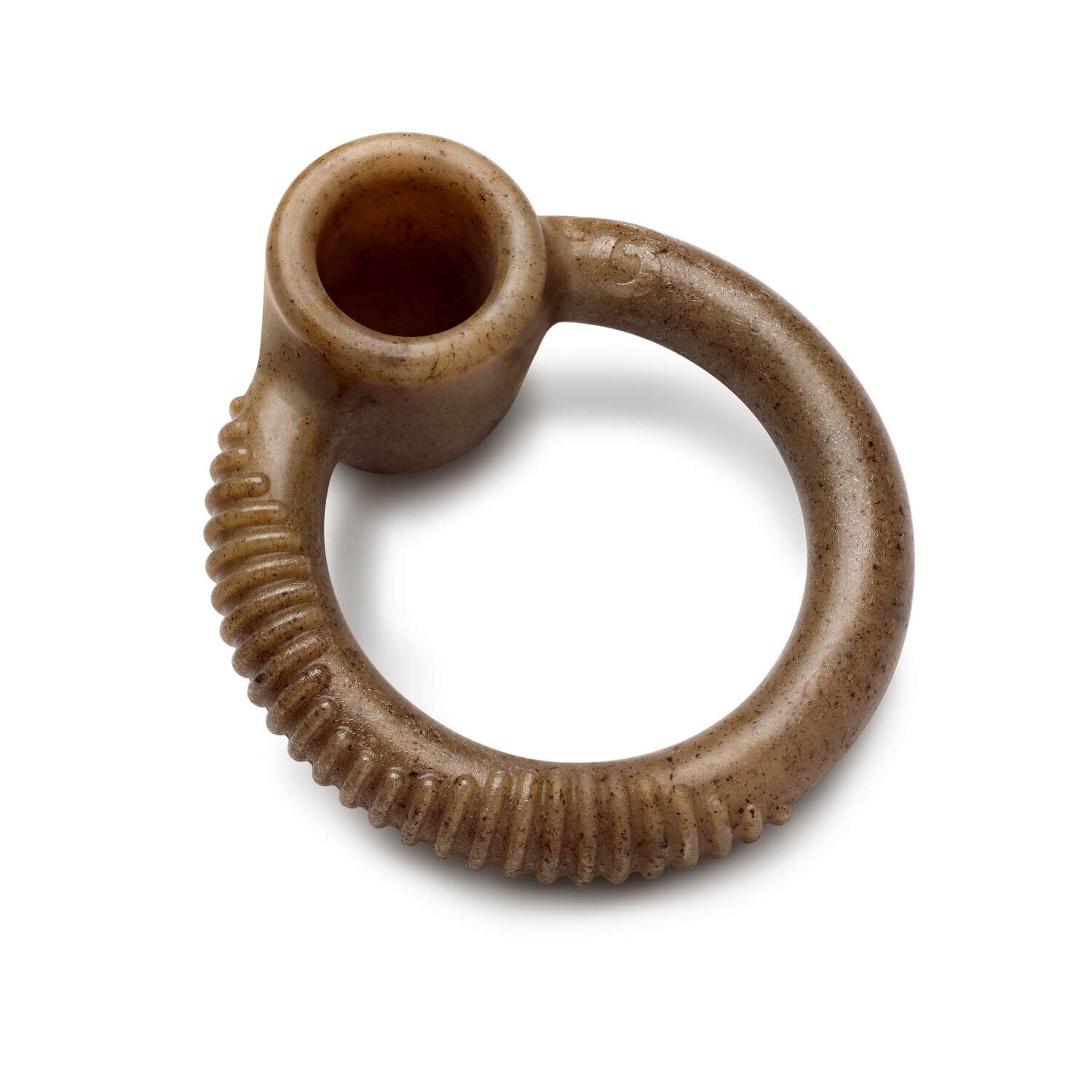 Benebone Ring Durable Dog Chew Toy, Bacon Flavor