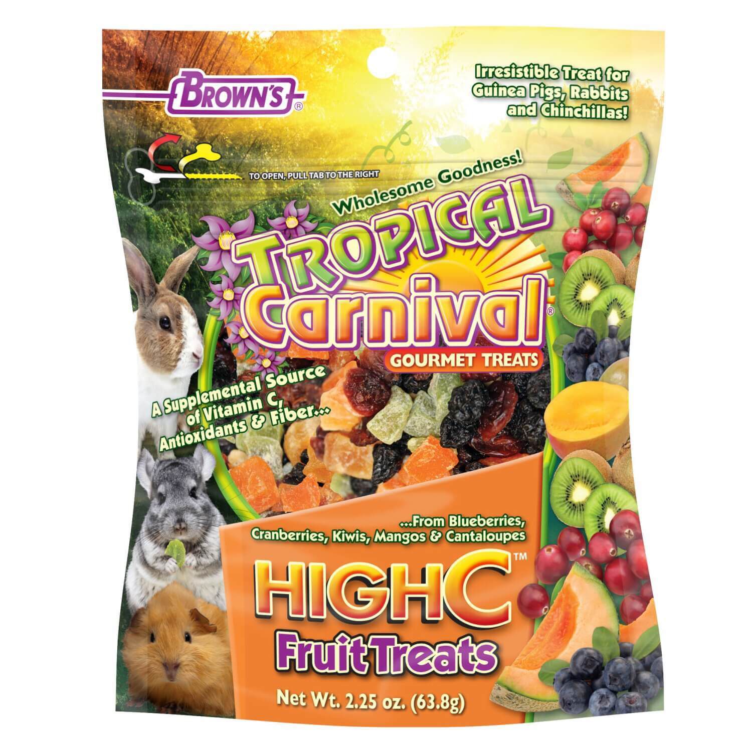 Tropical Carnival High C Fruit Treat For Small Animals