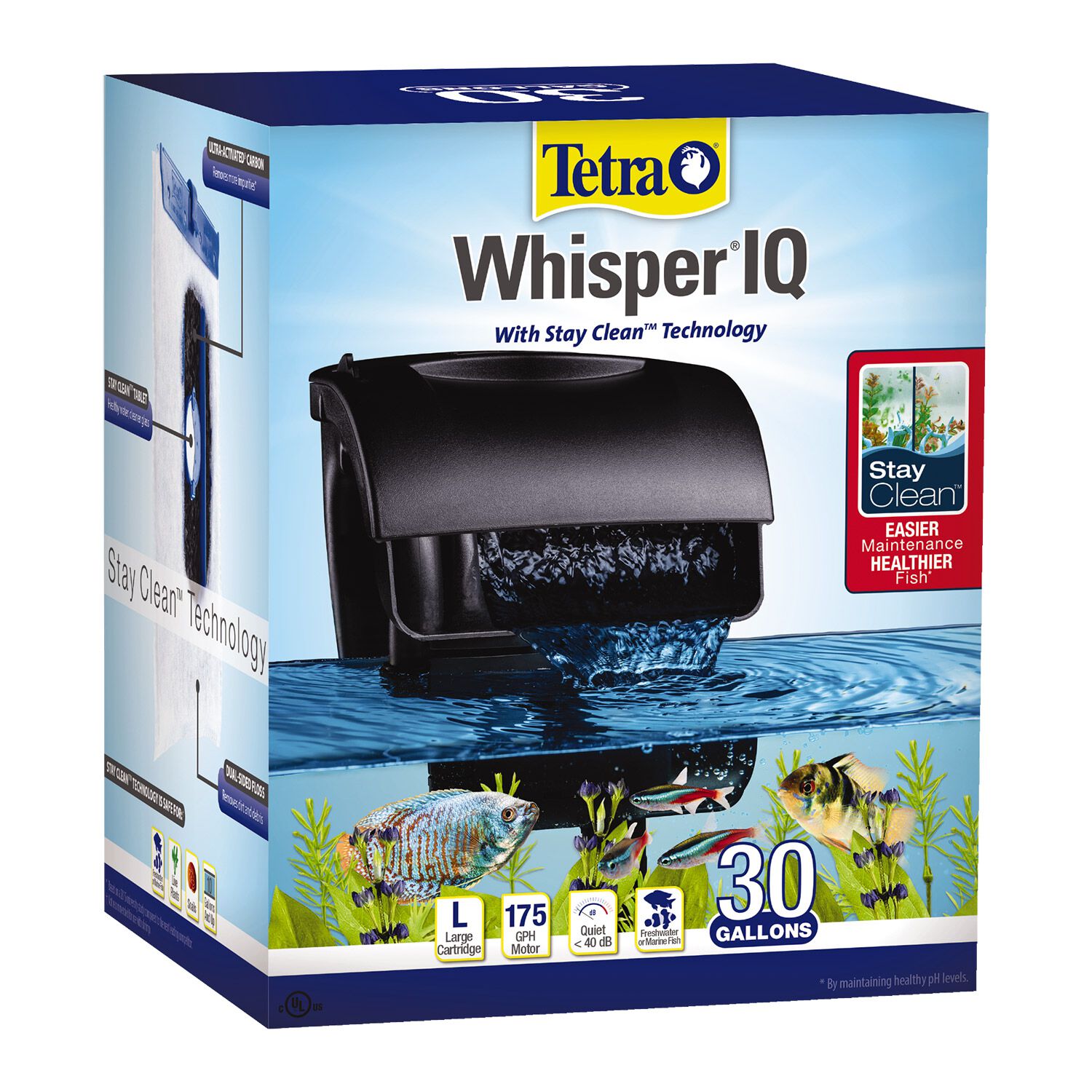 Tetra Whisper Iq Power Filter With Stay Clean Technology