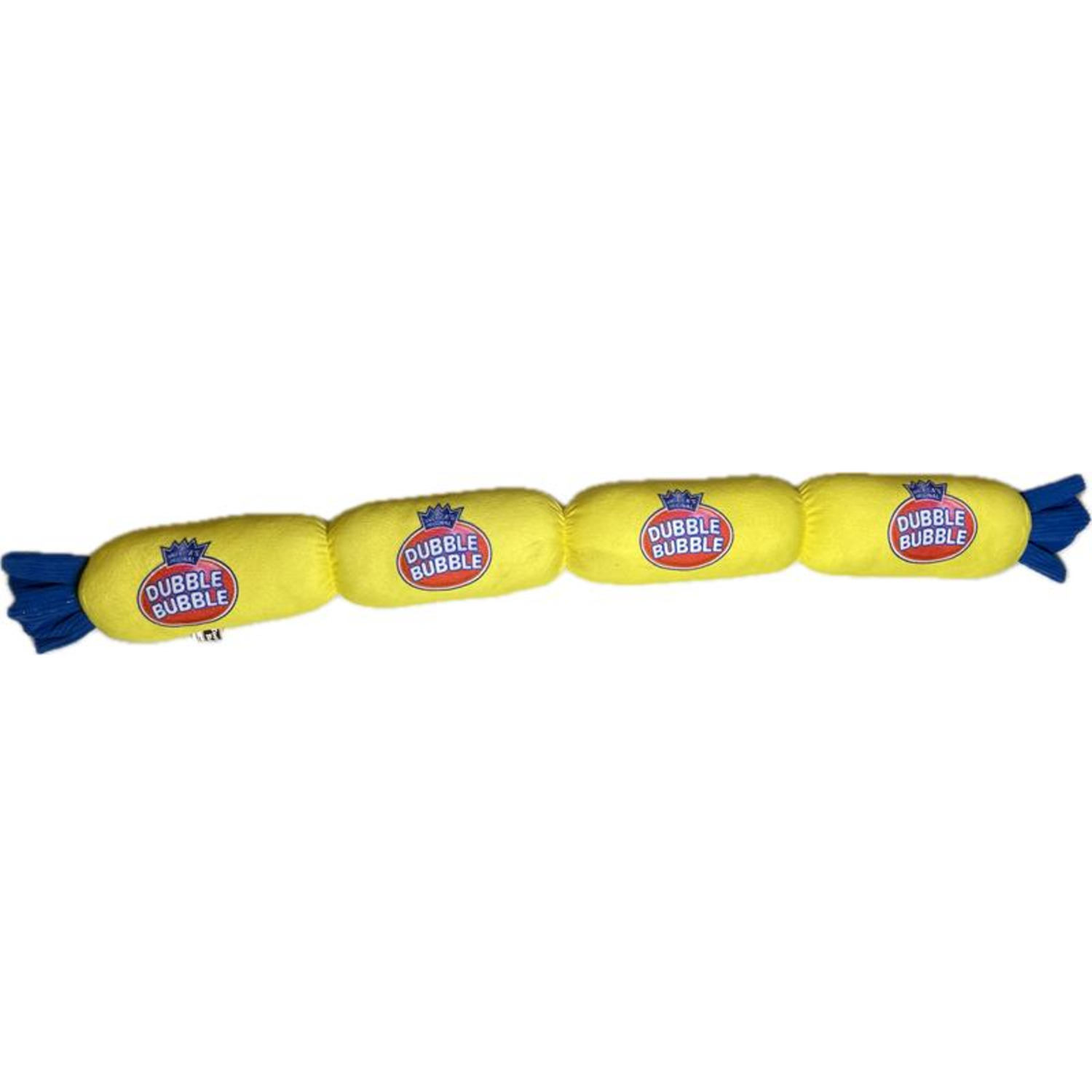 Tootsie Roll Dubble Bubble Crinkle Squeaky Tug Dog Toy, 27"