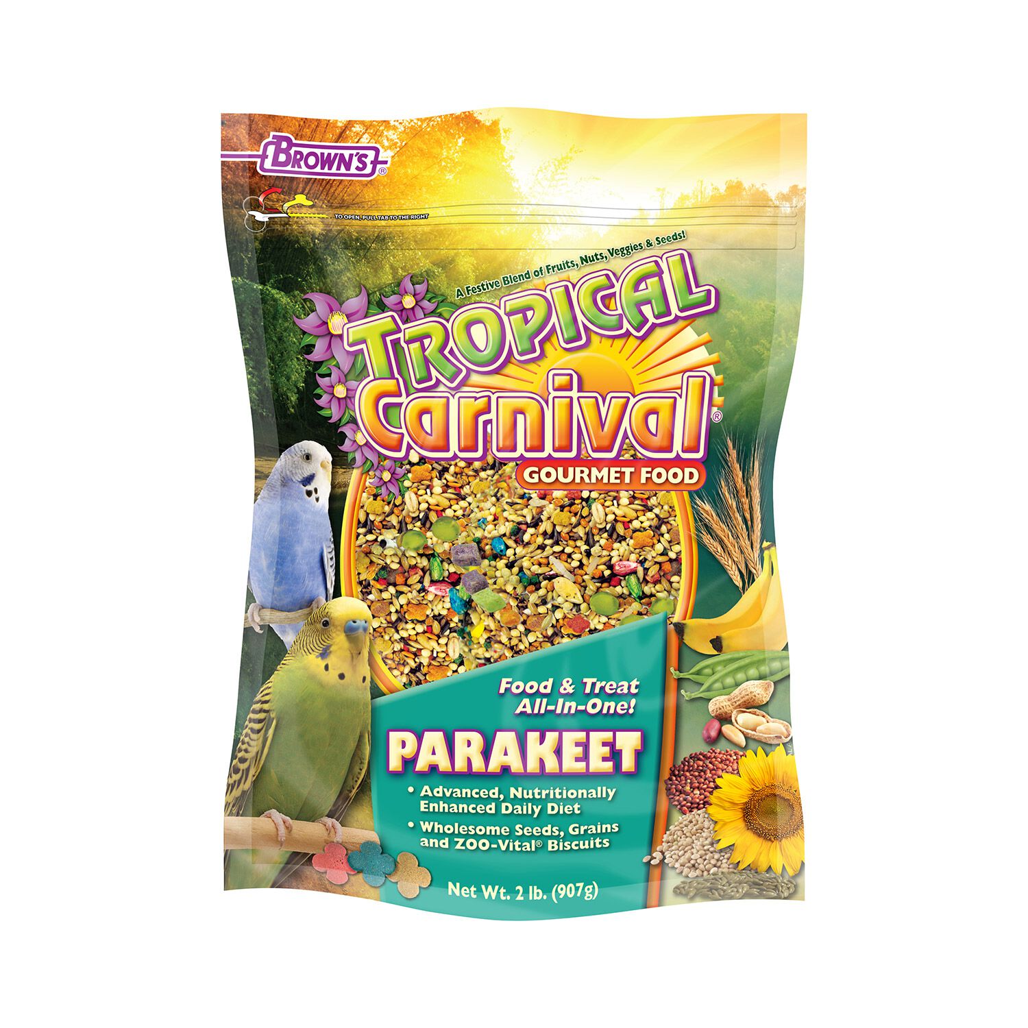 Tropical Carnival Parakeet Food