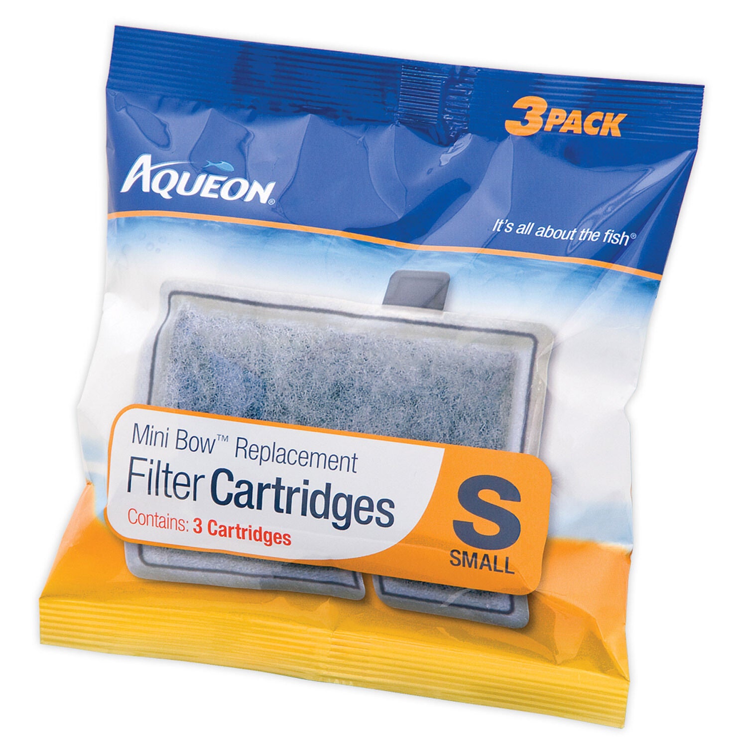 Aqueon Mini Bow Replacement Filter Cartridges Small