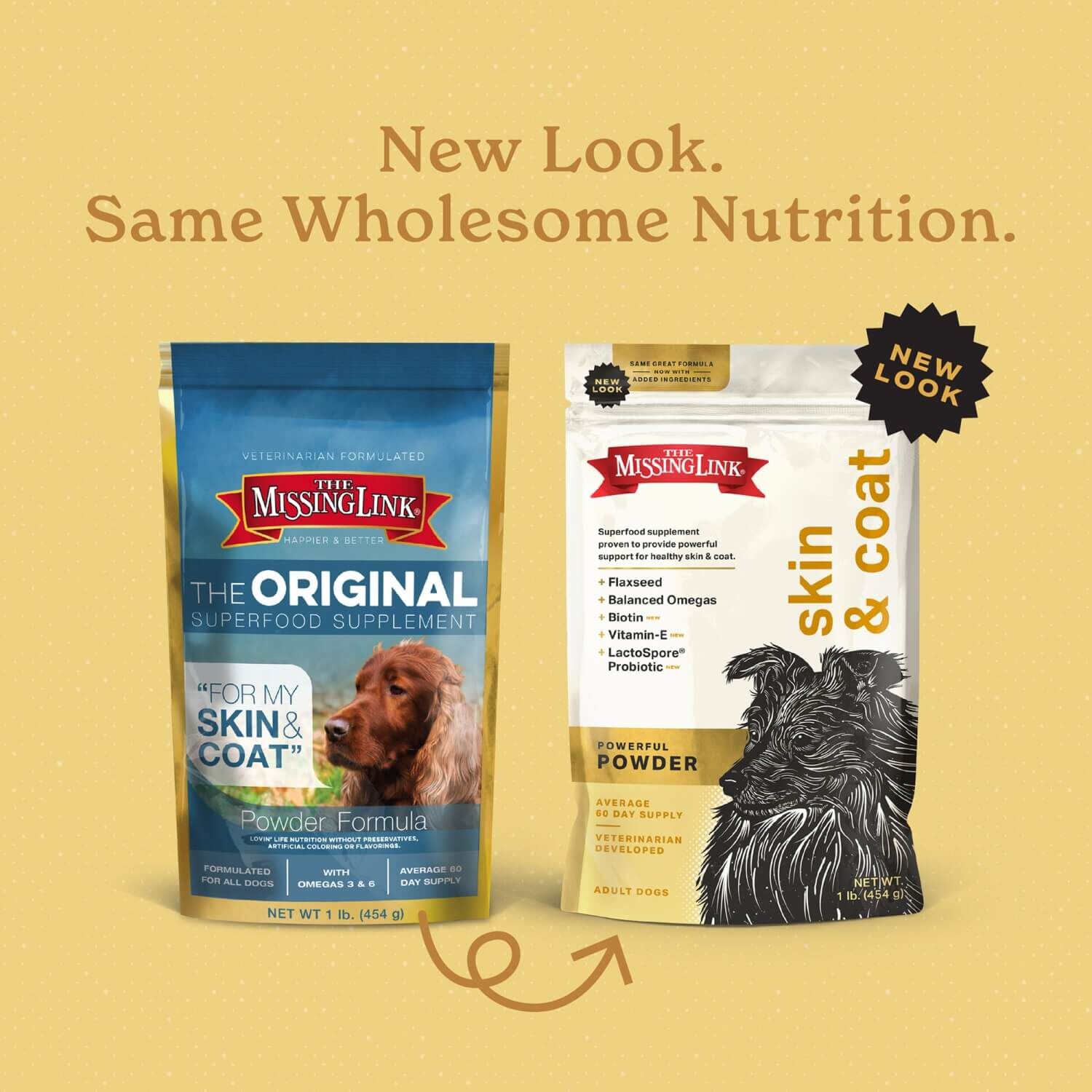 The Missing Link Skin & Coat Powder Supplement For Dogs