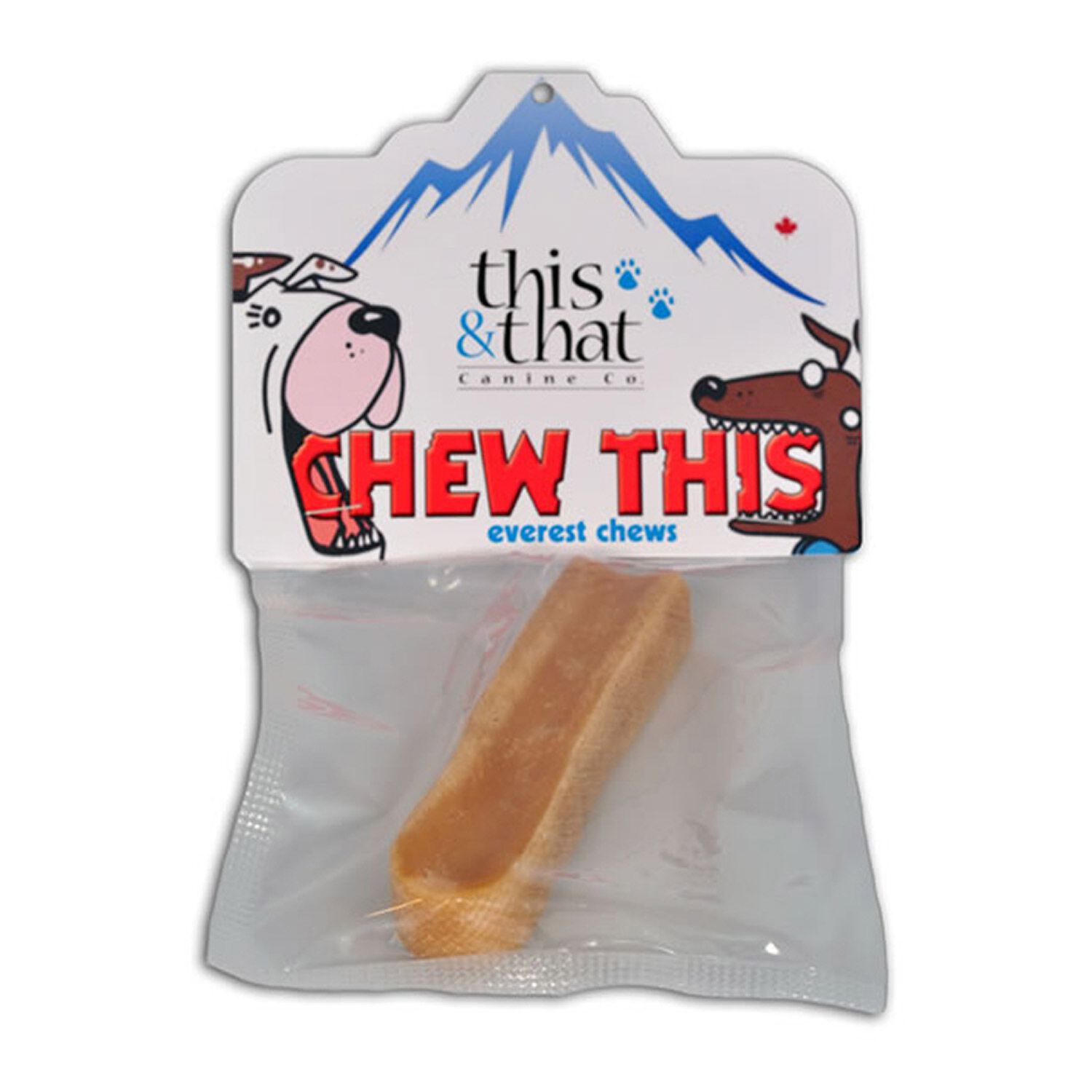 This & That Canine Co Everest Chew Yak Cheese Dog Treat, Extra Large