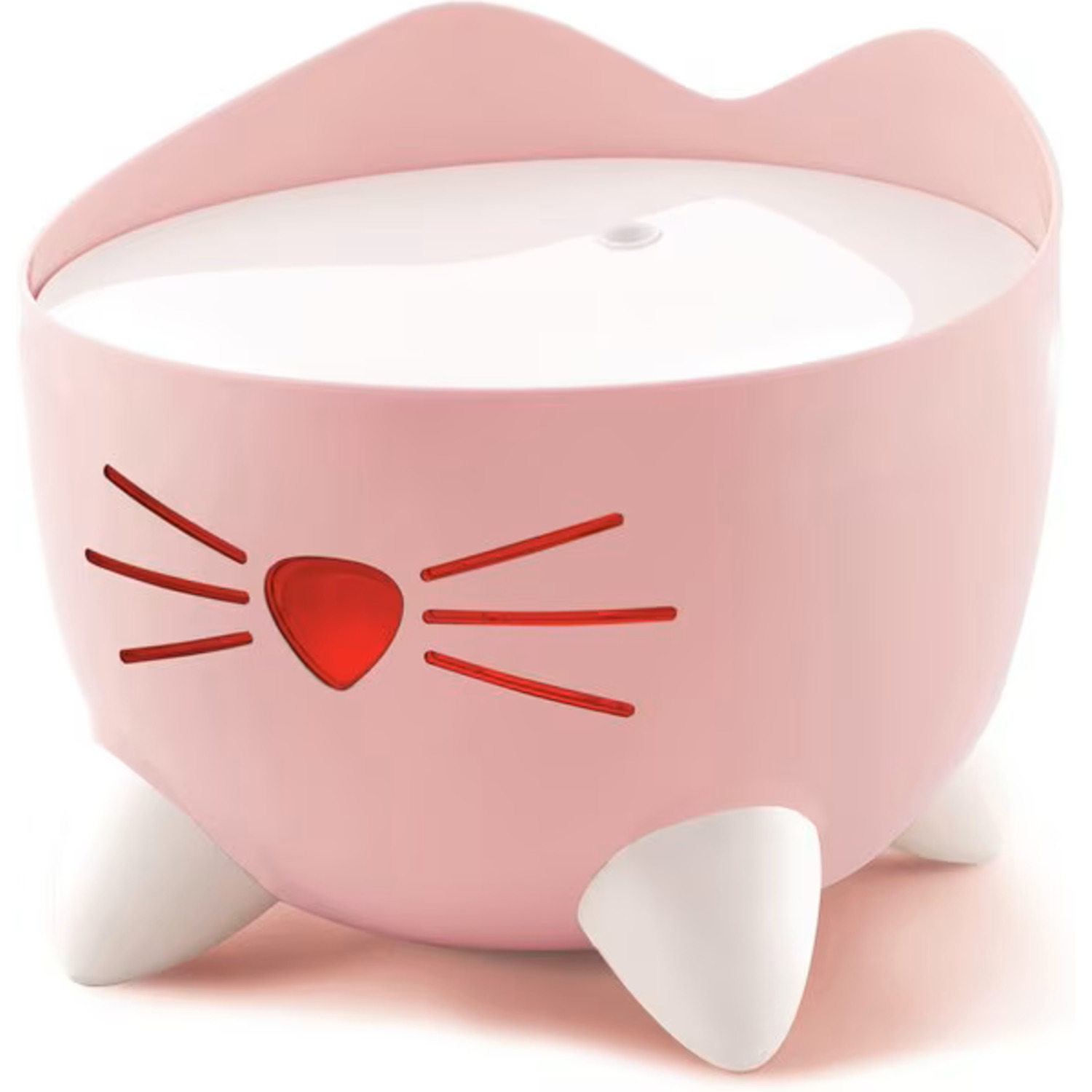 Catit Pixi Cat Water Fountain With Triple Action Filter, Light Pink