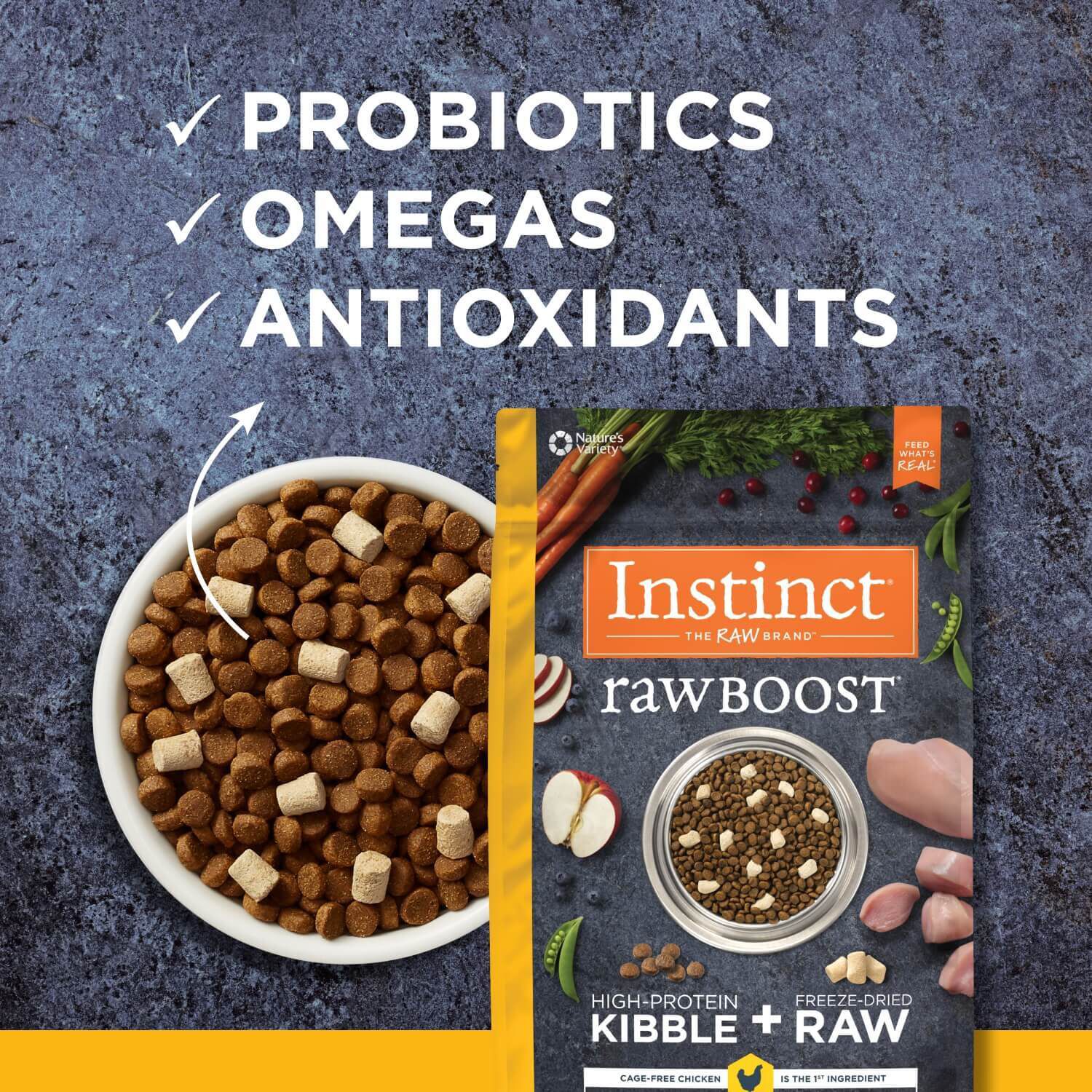 Instinct Raw Boost Grain-Free Recipe With Real Chicken Dry Cat Food
