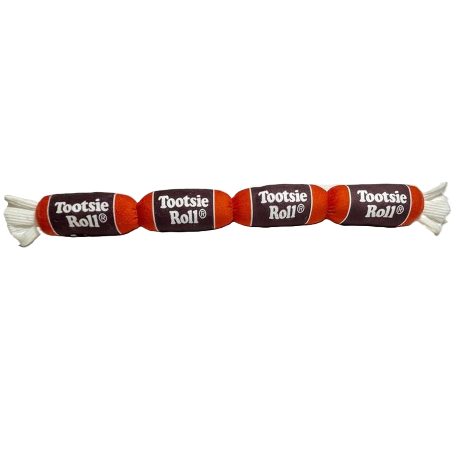 Tootsie Roll Plush Squeaky Dog Toy, Large - 28"