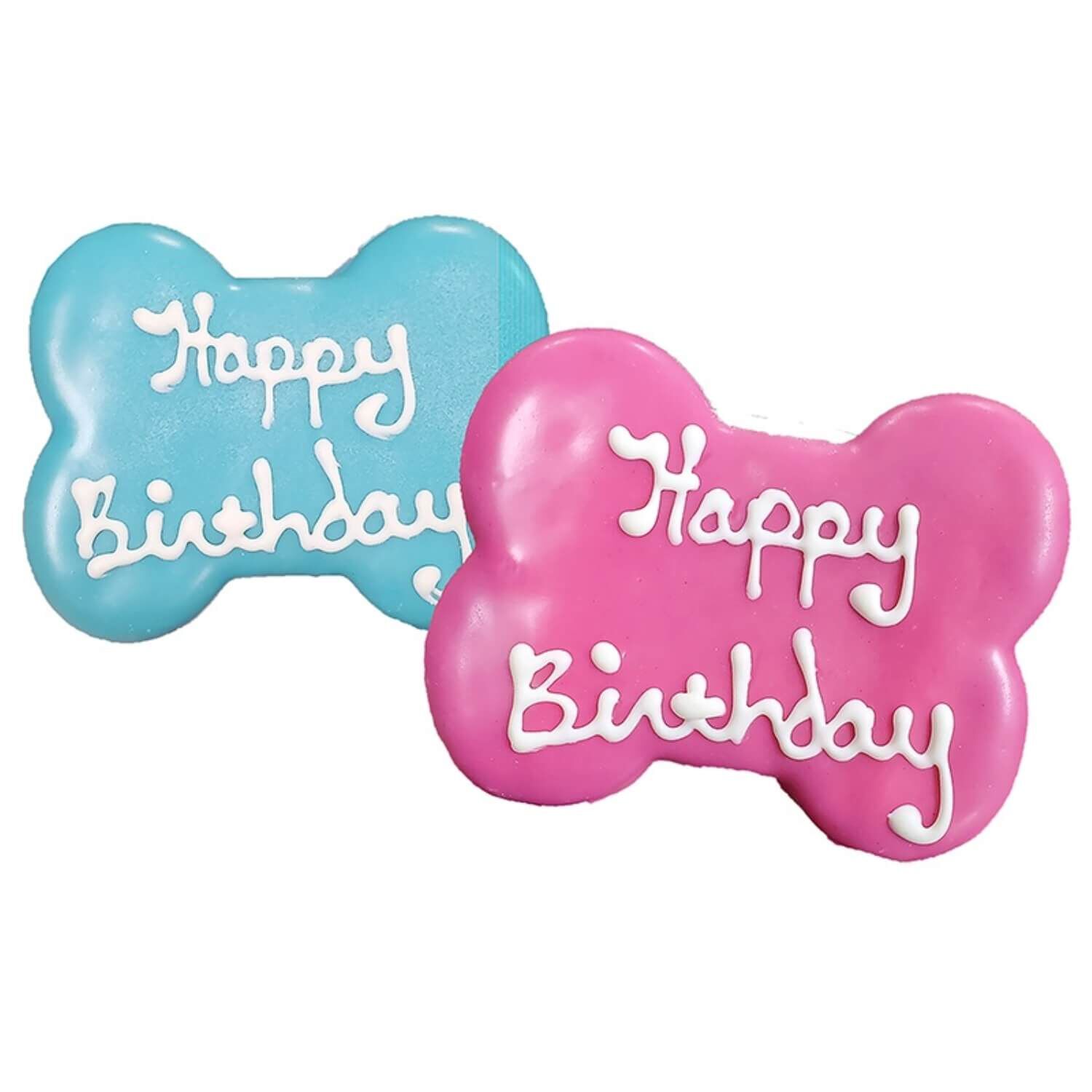 Claudia's Canine Bakery Happy Birthday Bone Dog Treat Cookie