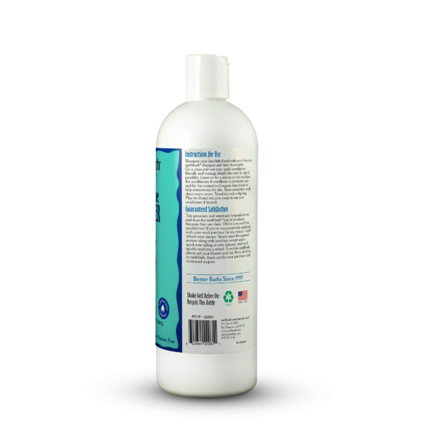 Earthbath Oatmeal & Aloe Dog & Cat Conditioner, Vanilla & Almond