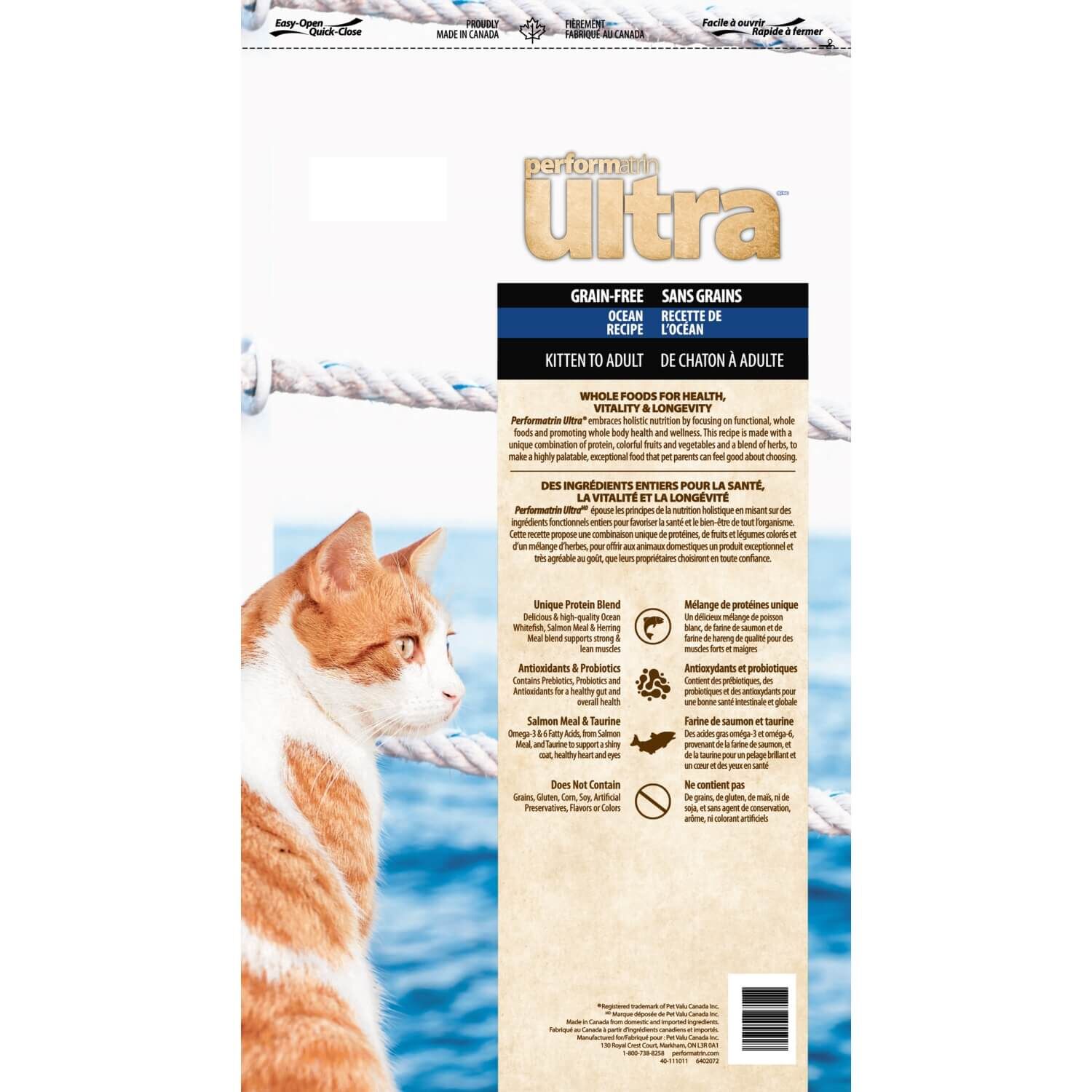 Performatrin Ultra Grain-Free Ocean Recipe Dry Cat Food