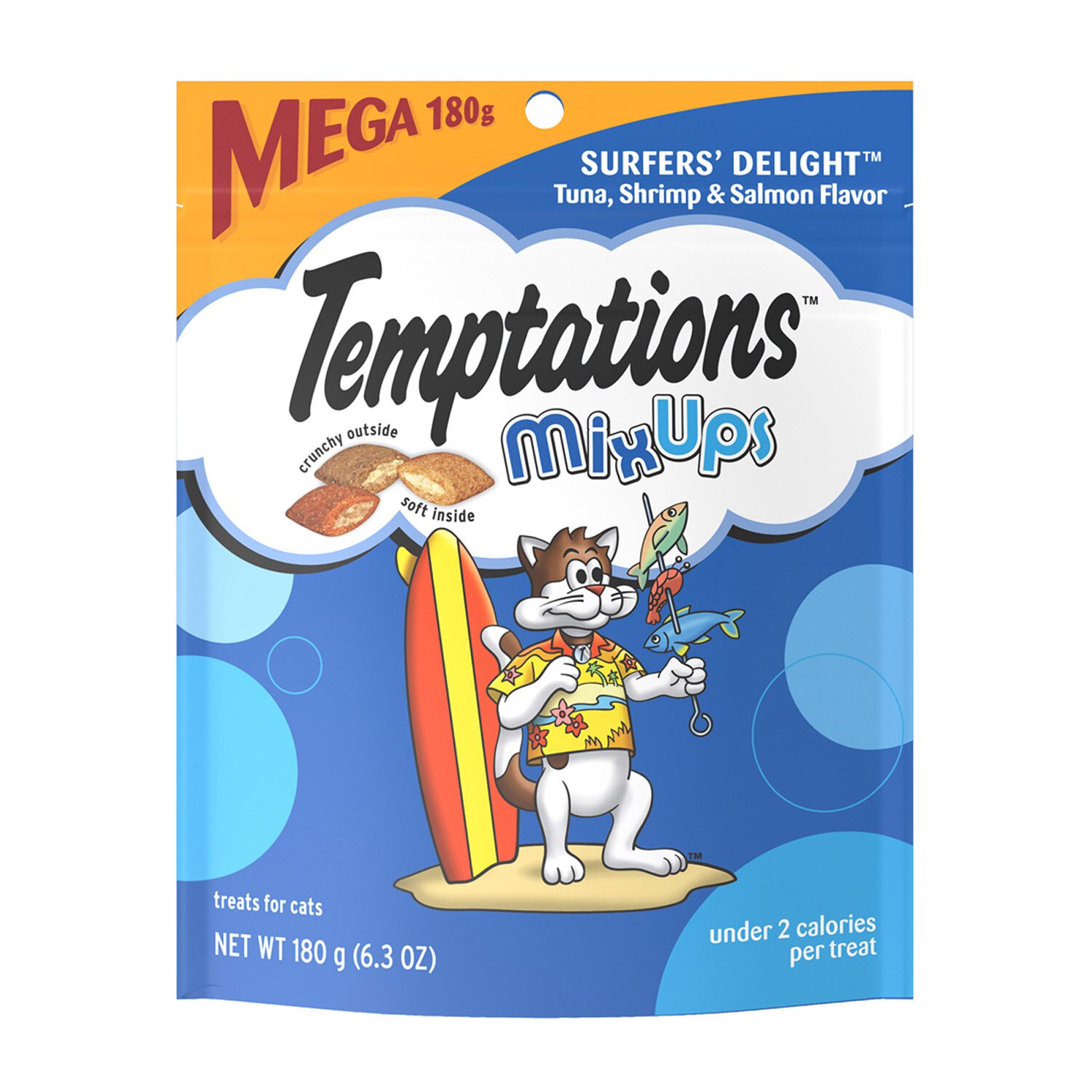 Temptations Mixups Surfers' Delight Cat Treat