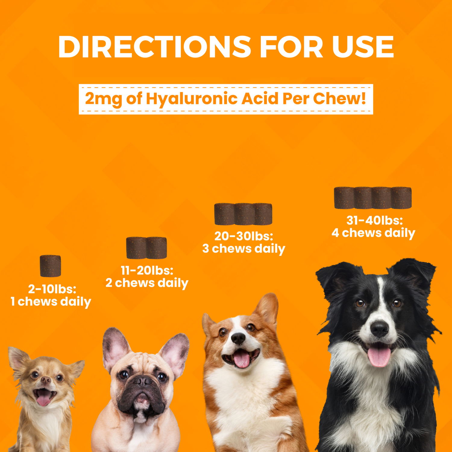 Progility Mini Hip & Joint Small & Medium Breeds Soft Chew Dog Supplements, 60Ct
