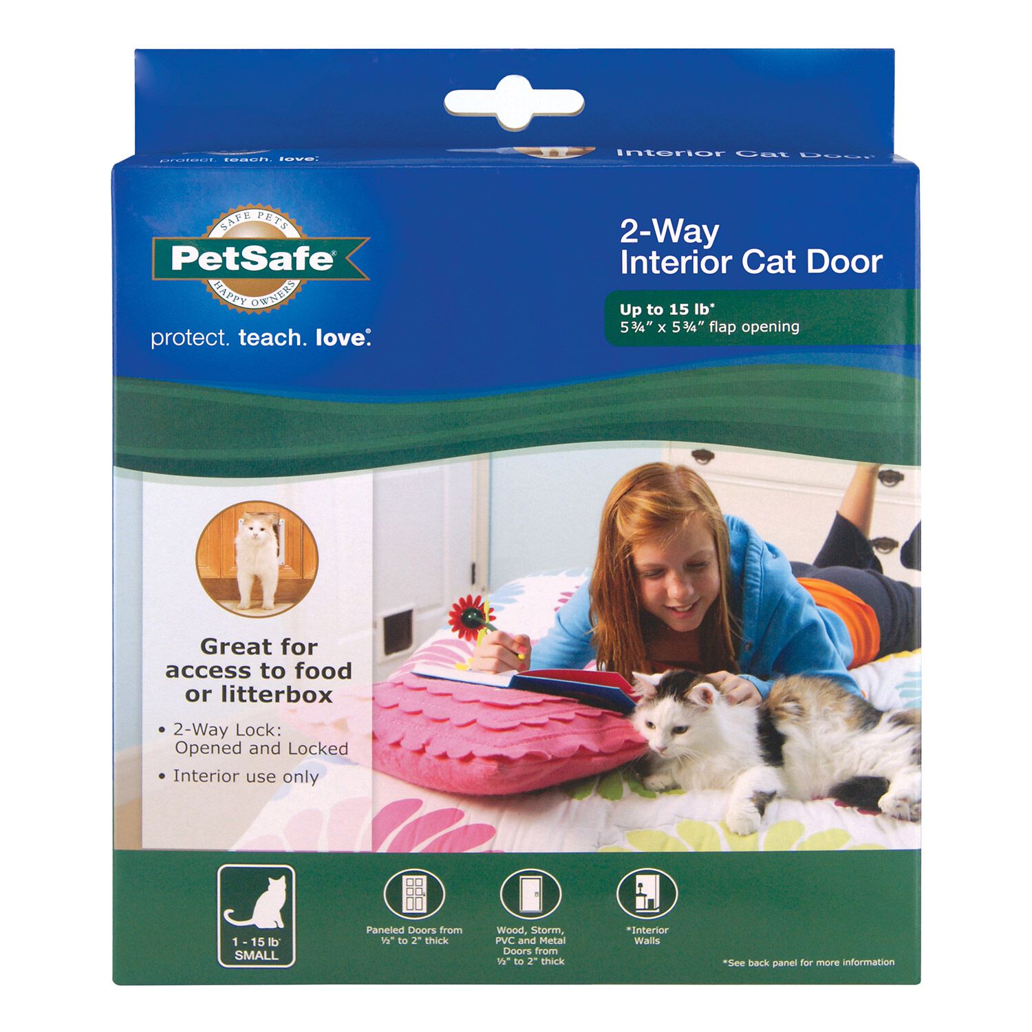 Petsafe Never Rust Interior 2-Way Locking Cat Door