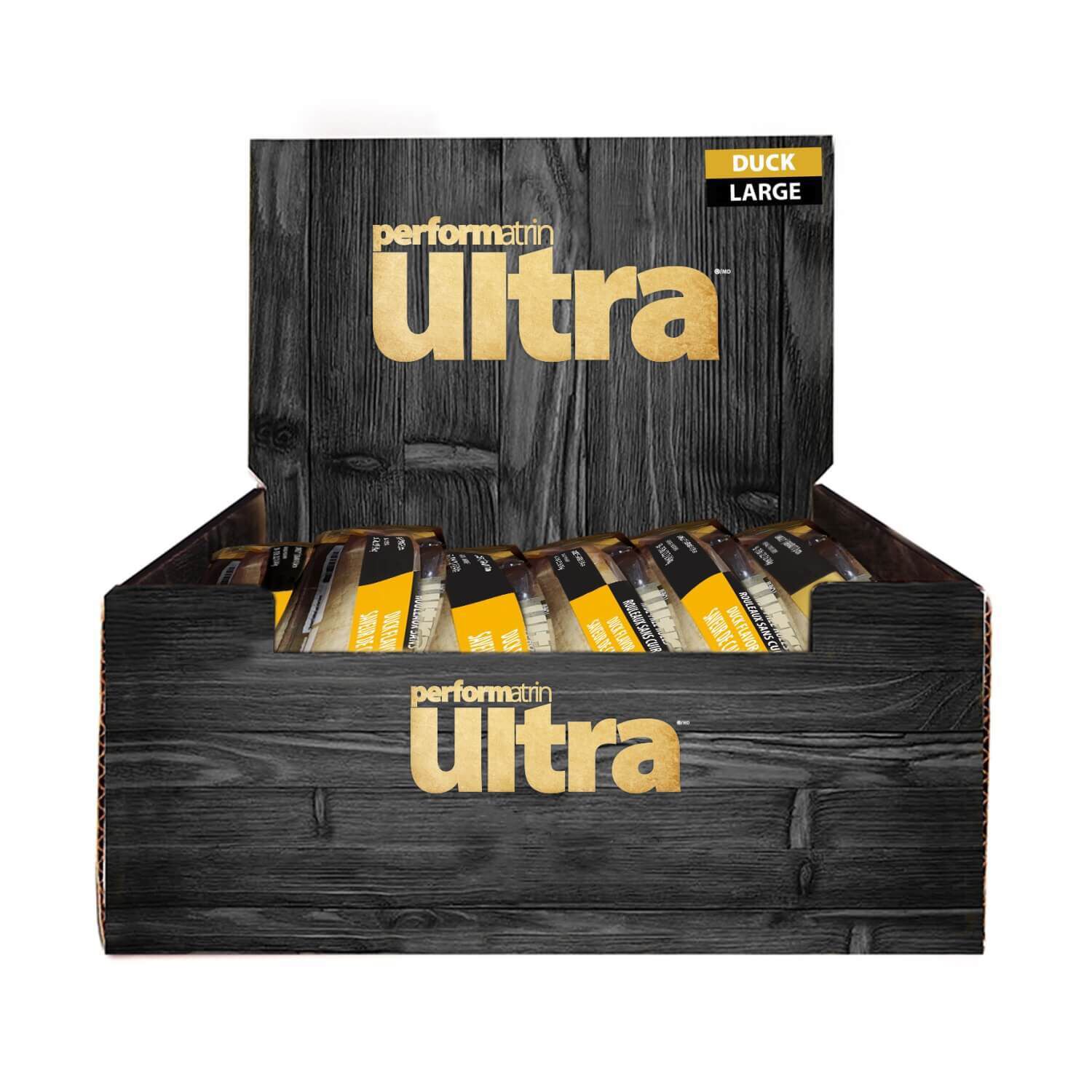 Performatrin Ultra Hide-Free Rolls Rawhide Alternative Dog Treat, Duck Flavor