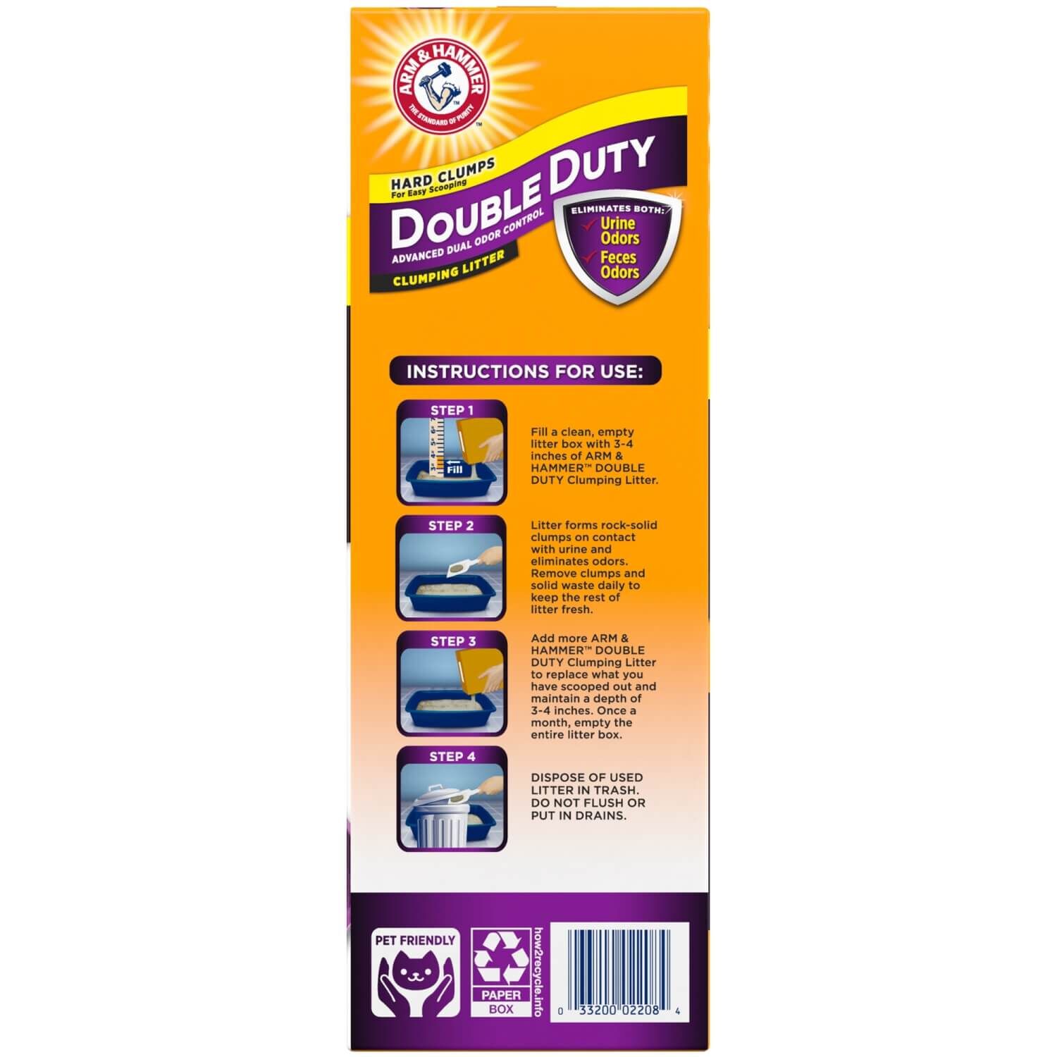 Arm & Hammer Double Duty Advanced Odor Control Clumping Cat Litter