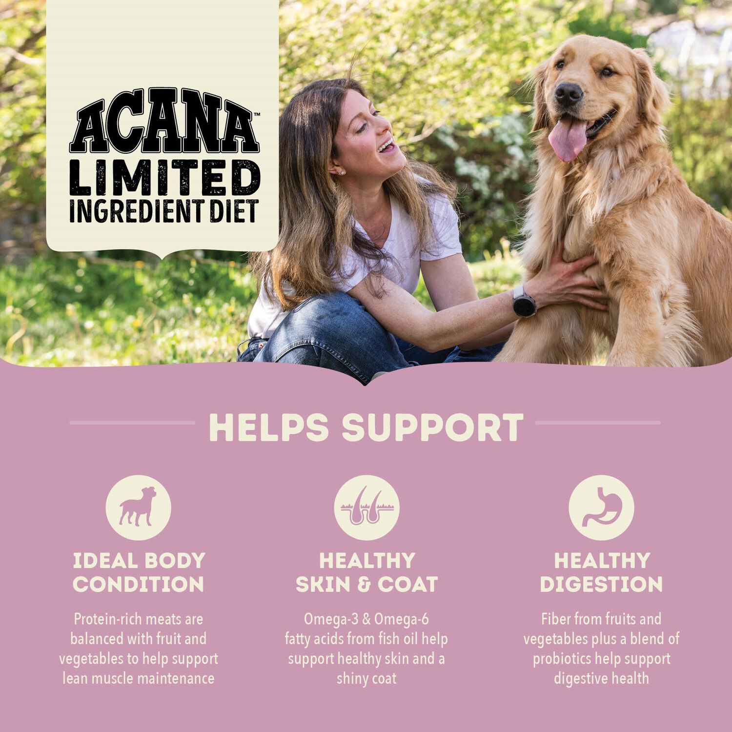 Acana Singles Limited Ingredient Diet Lamb & Apple Recipe Grain Free Dry Dog Food