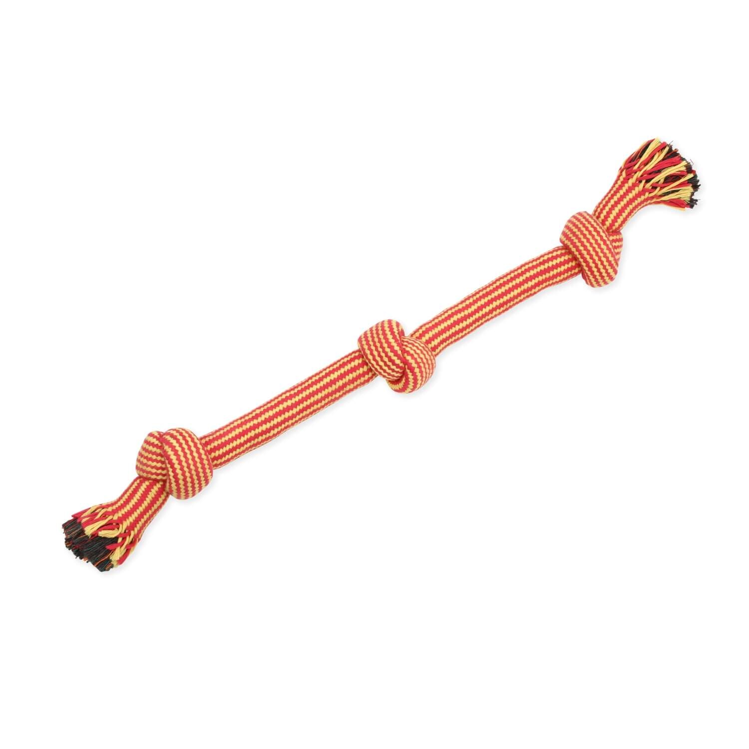 Mammoth Flossy Chew Extra 3 Knot Tug Dog Toy, Medium 20"