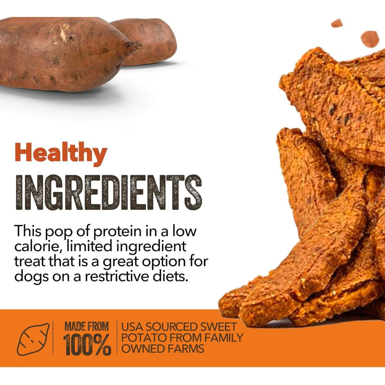 Gaines Family Farmstead Chicken And Sweet Potato Fillets Natural Dog Treats, 8Oz