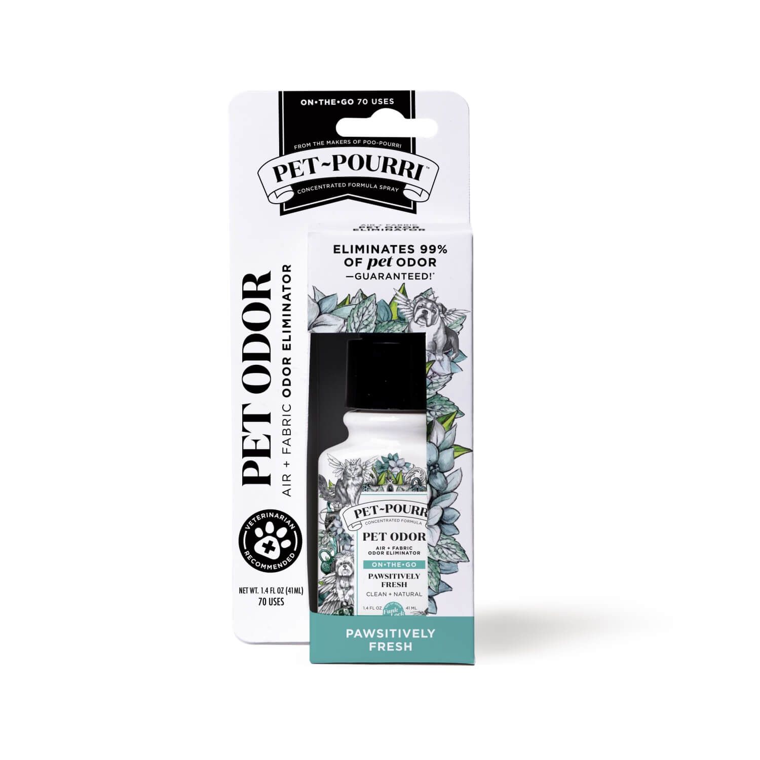 Pet-Pourri Pawsitively Fresh Pet Odor Eliminator Spray, 16-Oz