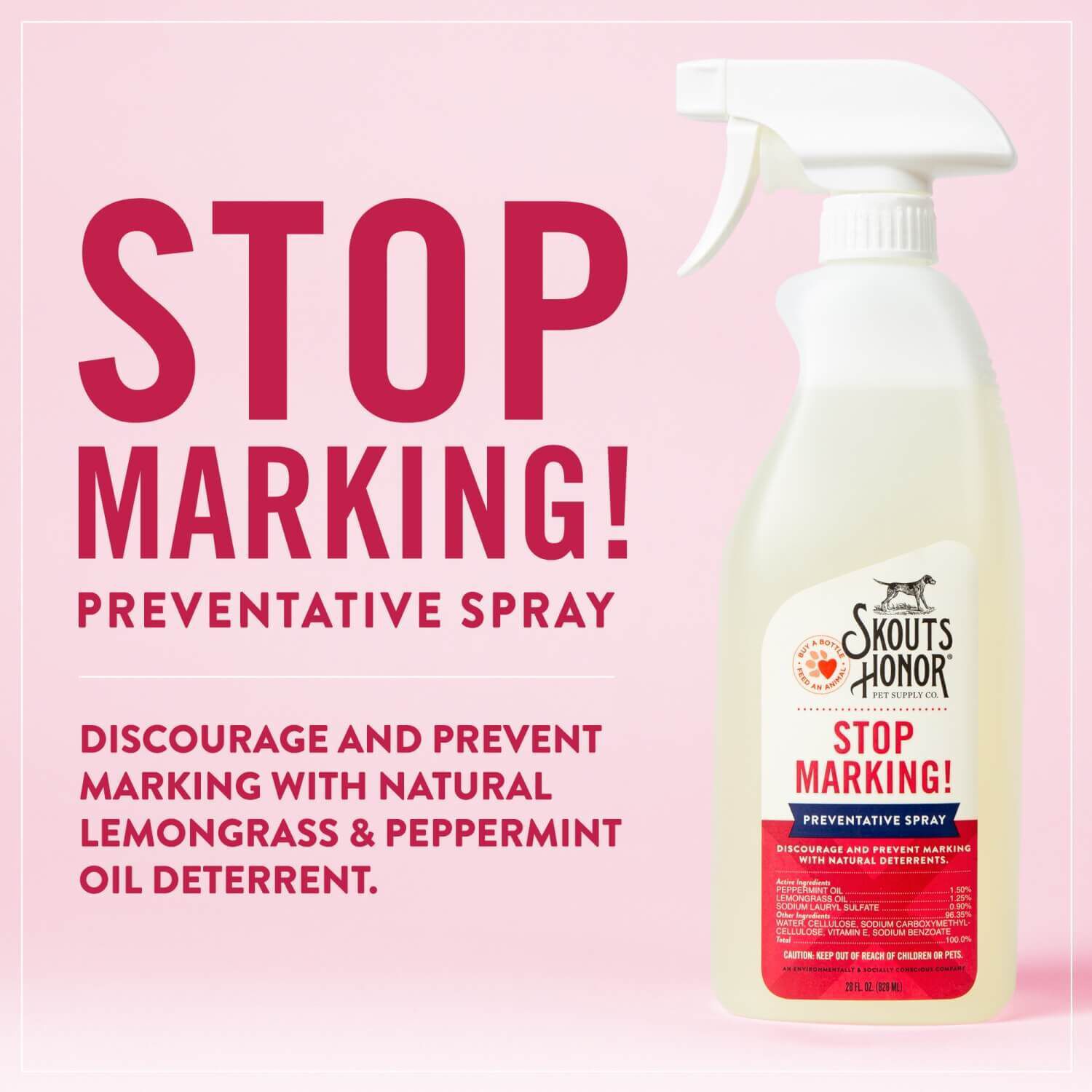 Skout's Honor Stop Marking! Preventative Spray For Dogs