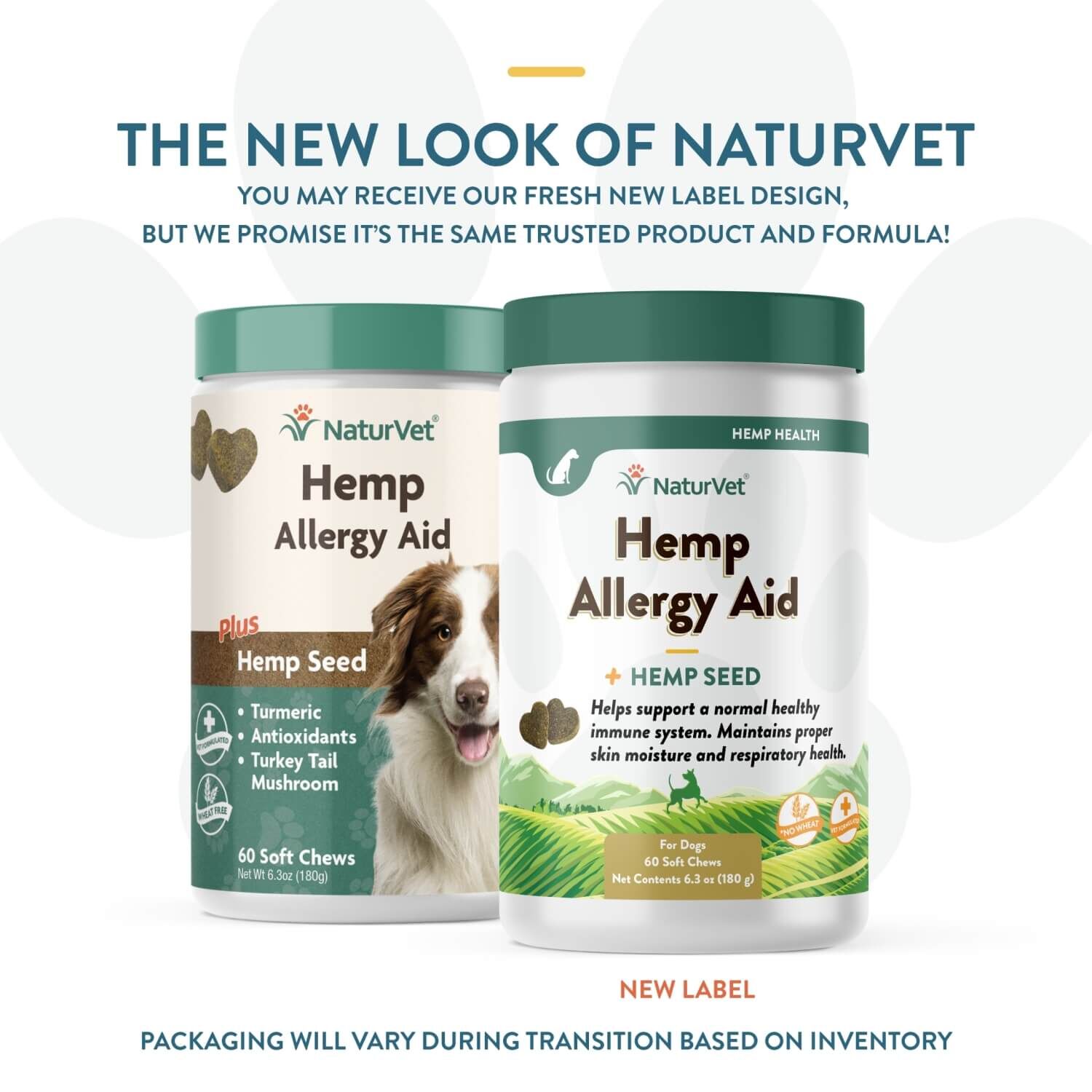 Naturvet Hemp Allergy Aid Soft Chews For Dogs