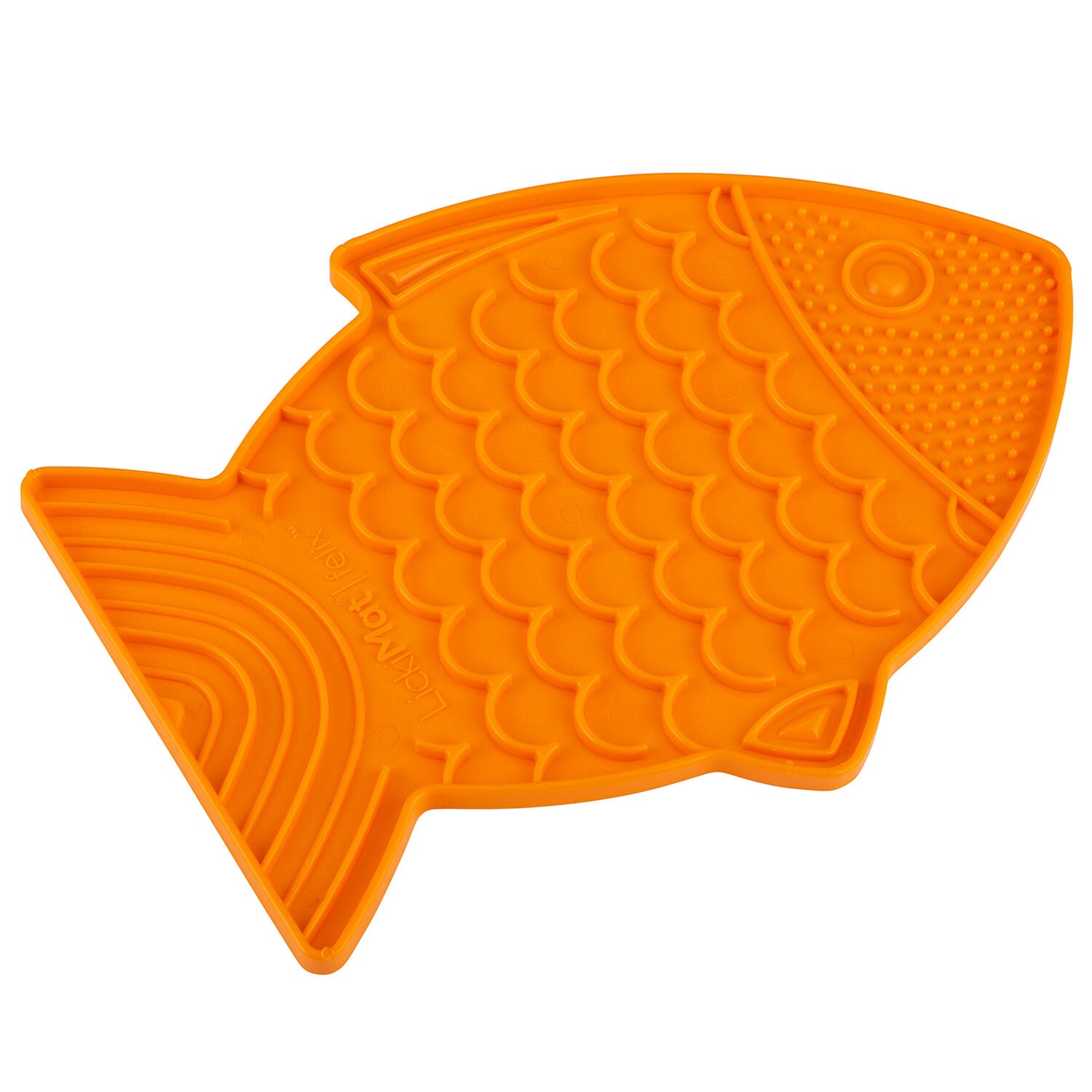 Lickimat Felix Lickmat & Slow Feeder For Cats, Orange