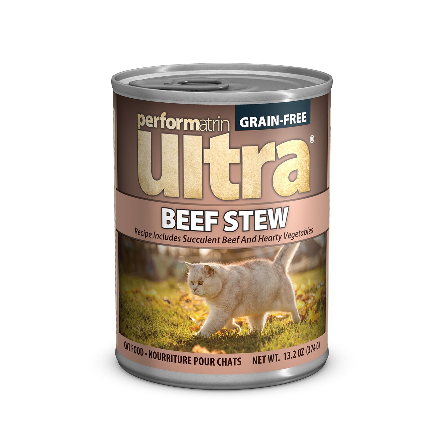Performatrin Ultra Grain-Free Beef Stew Reciepe Wet Cat Food