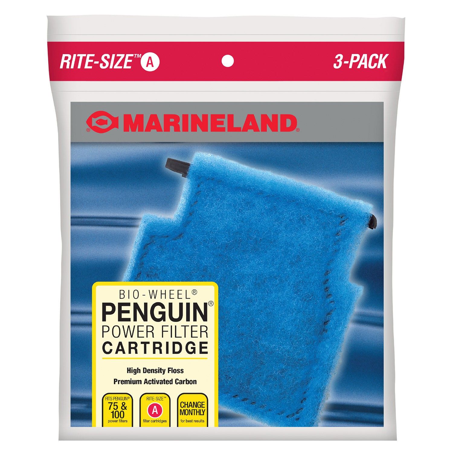 Marineland Rite-Size Penguin Power Aquarium Filter Replacement Cartridge Size A