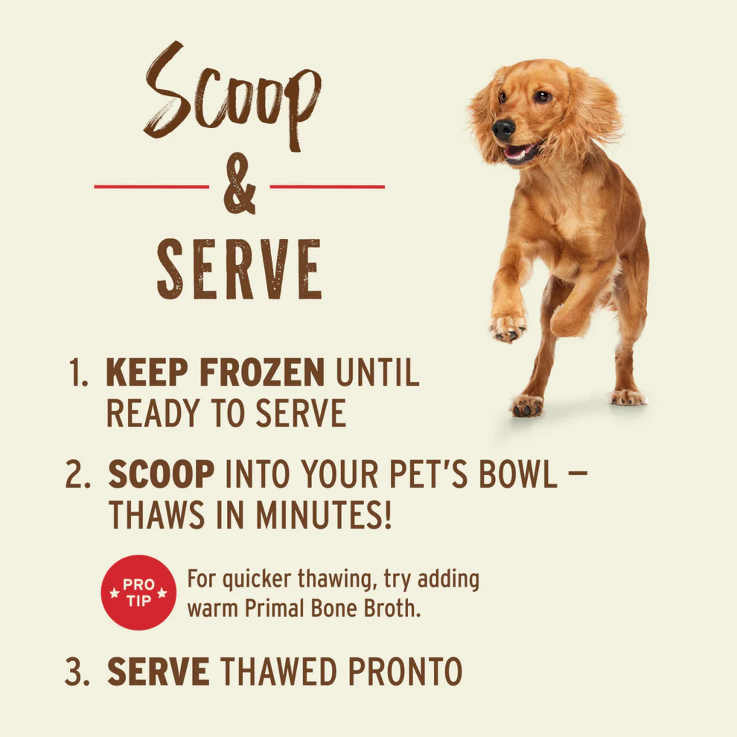 Primal Frozen Raw Scoopable Pronto Chicken Formula Frozen Dog Food, 4Lb