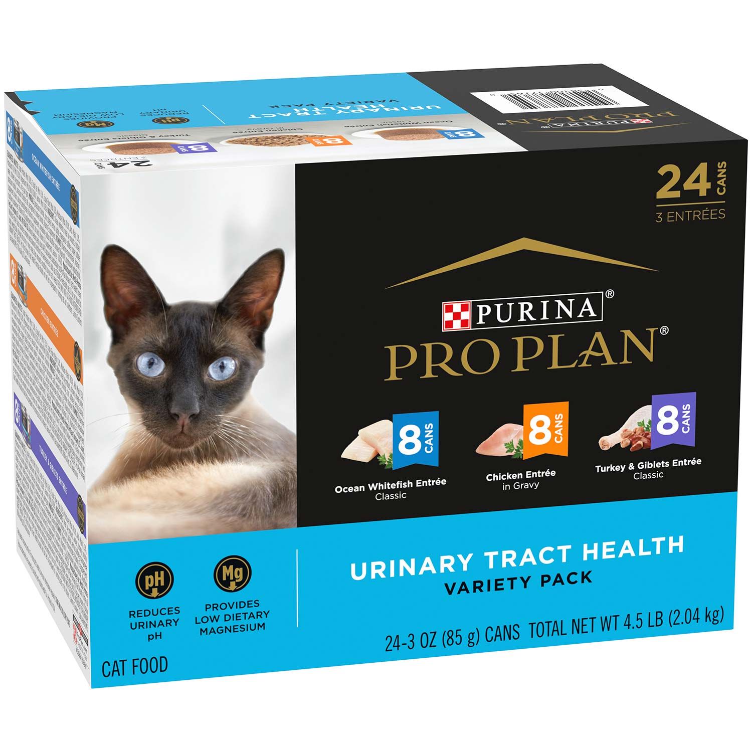 Purina Pro Plan Urinary Tract Health Canned Cat Food Variety Pack - 24 3Oz Cans