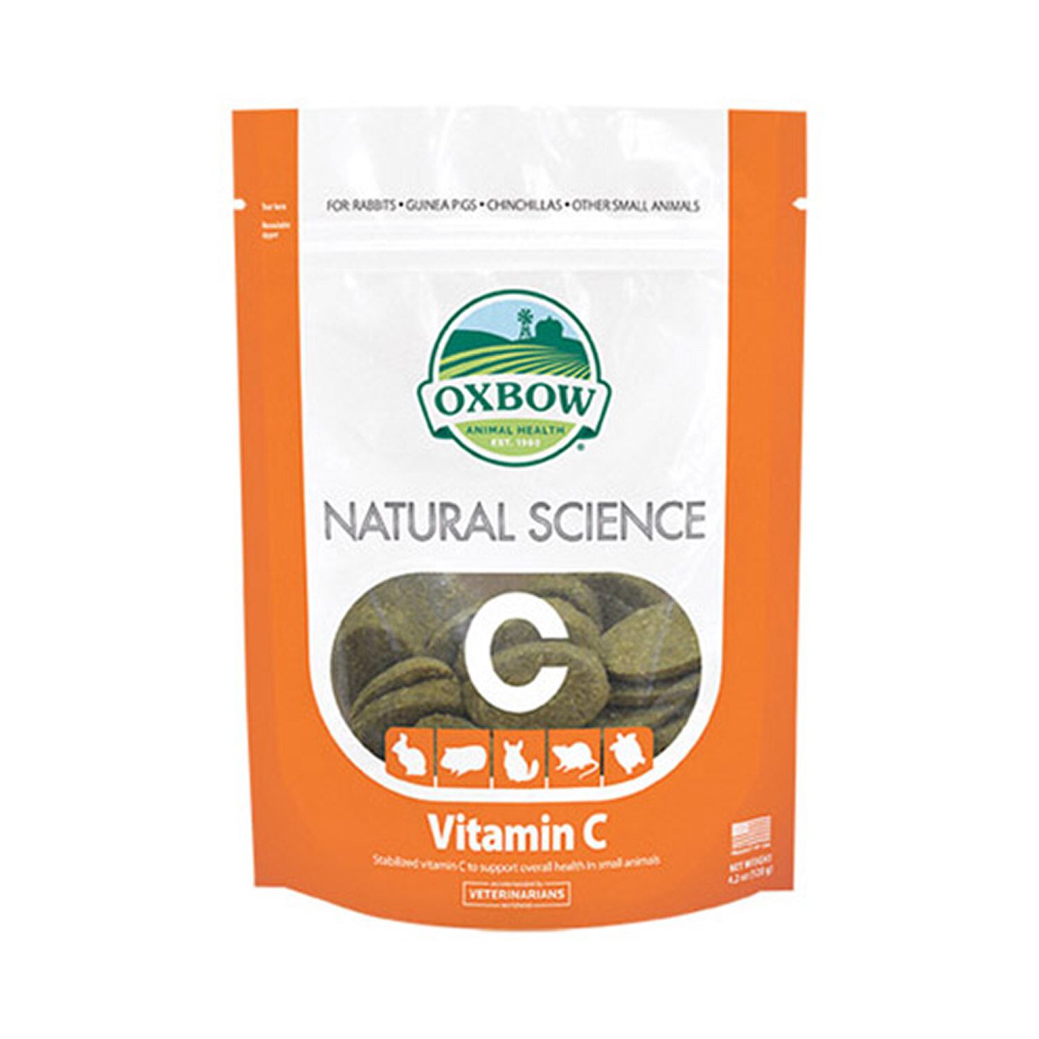 Oxbow Natural Science Vitamin C Supplement For Small Animals