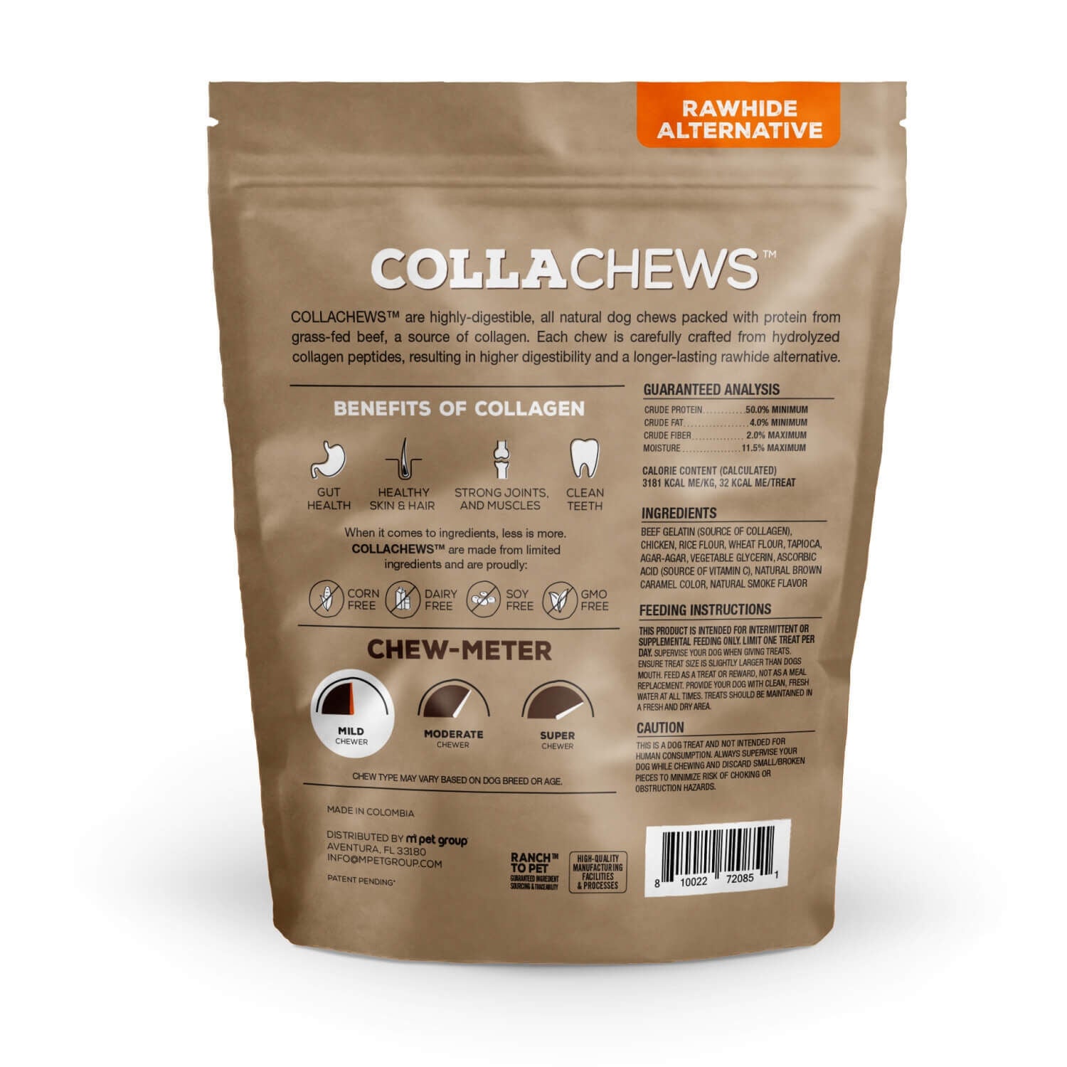 Collachews 5" Collagen Sticks Chicken Flavor Dog Treats