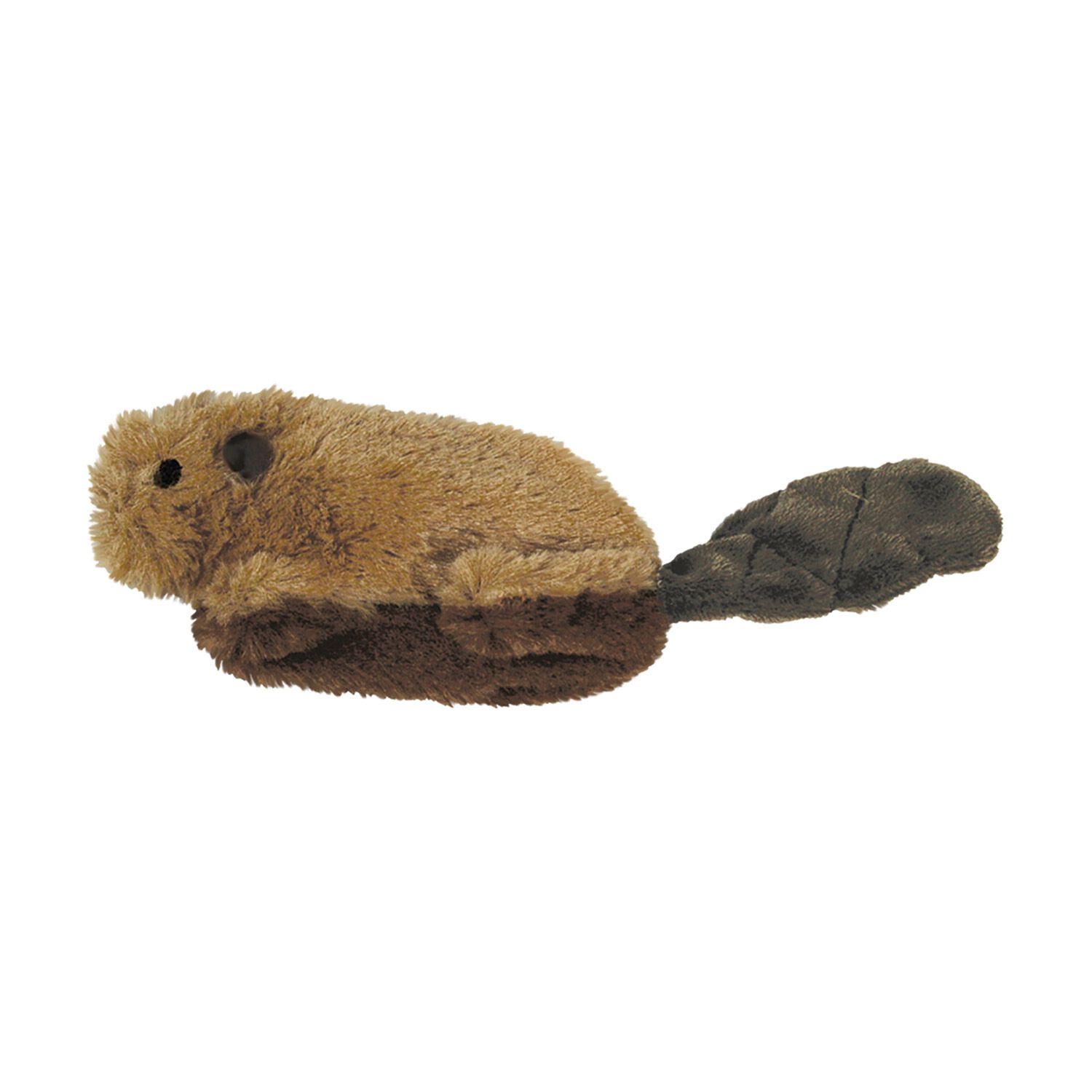 Kong Refillables Soft Plush Beaver Cat Toy With Catnip Pouch