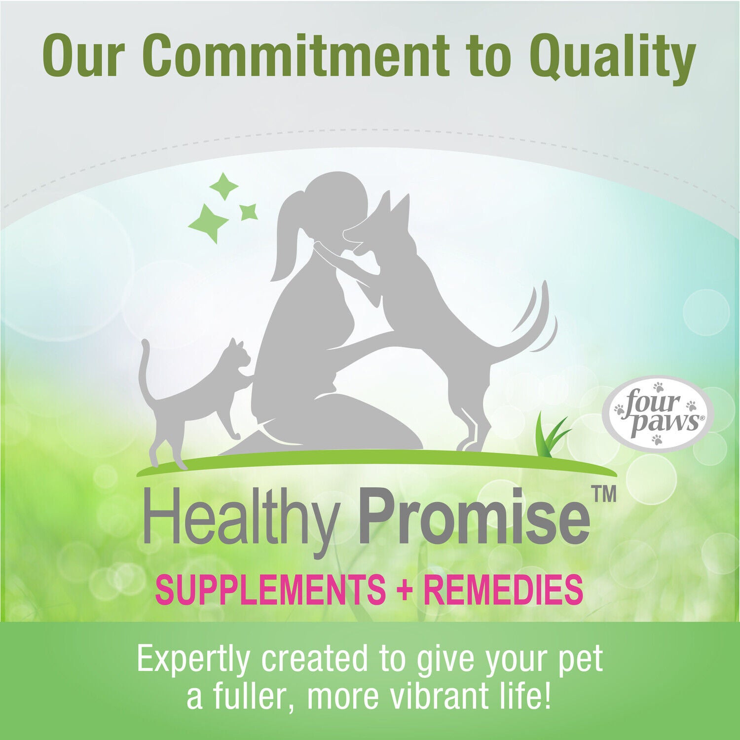Four Paws Healthy Promise Pet Nurser Bottles, 2 Pack