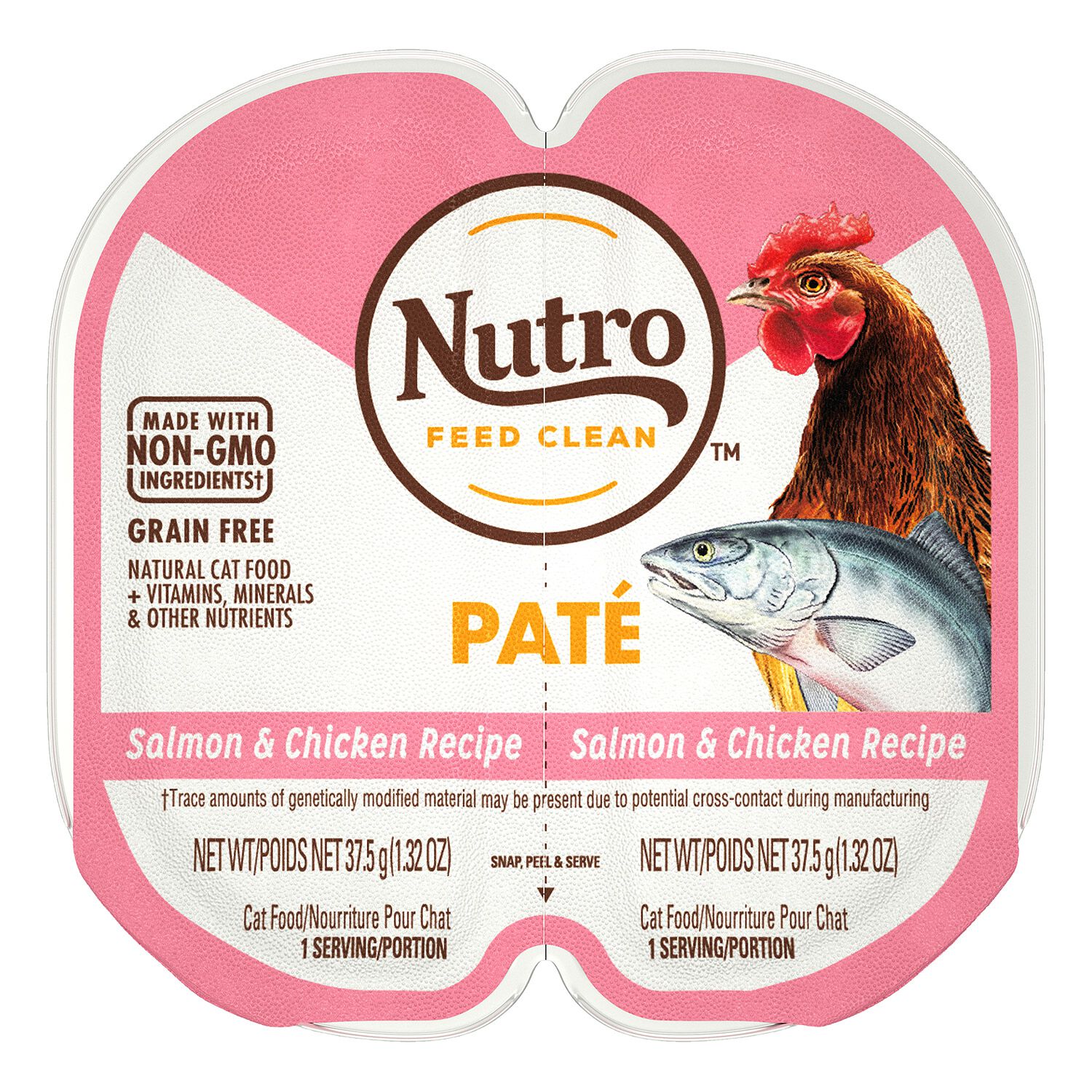 Perfect Portions Salmon & Chicken Recipe Pate Cat Food