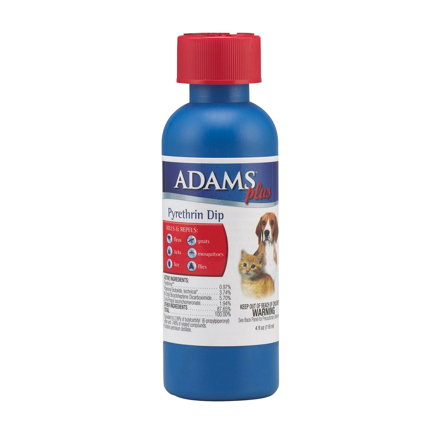 Adam's Plus Pyrethrin Flea & Tick Treatment Dip For Cats & Dogs