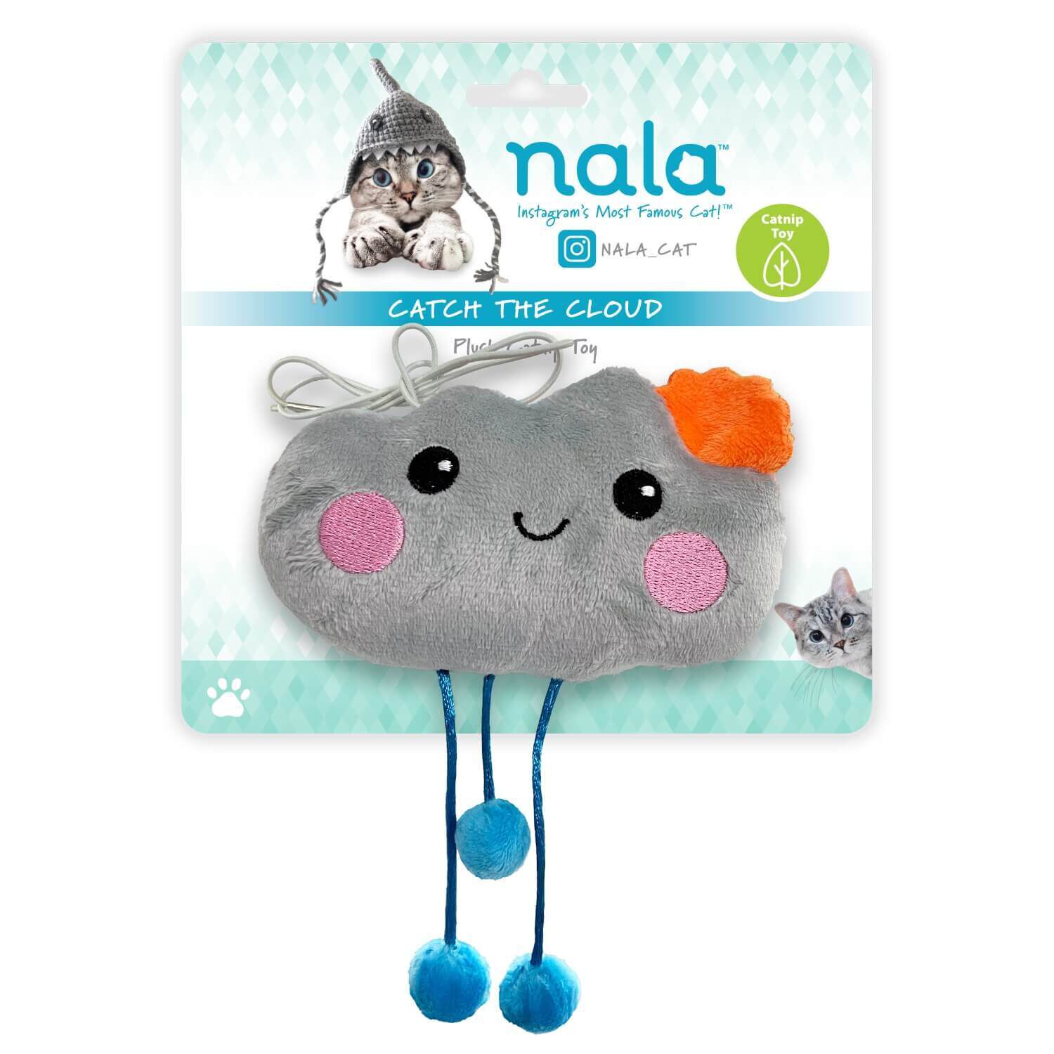 Nala Catch The Cloud Catnip Doorknob Dangler Cat Toy
