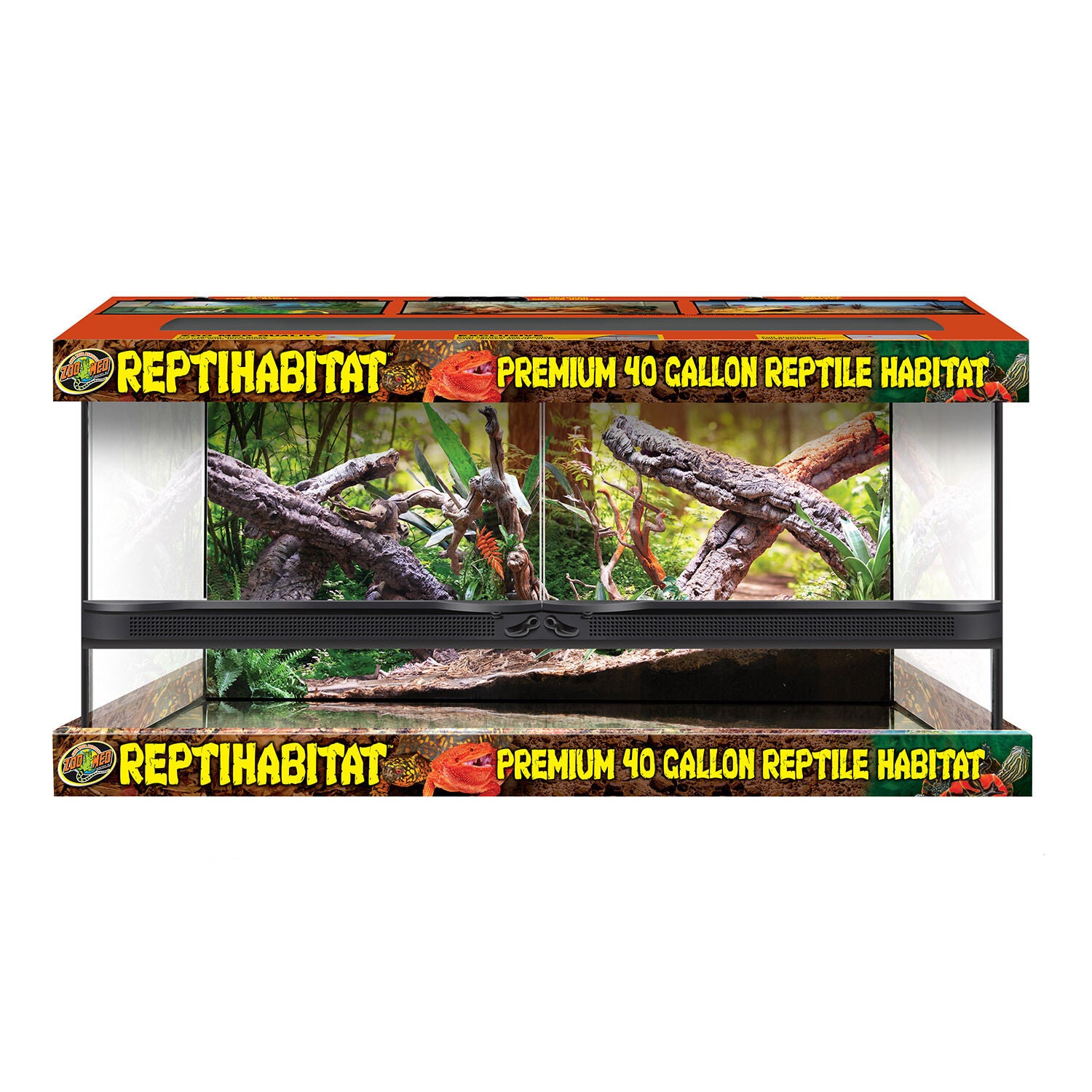 Zoo Med Front Opening Terrarium Reptile Enclosure