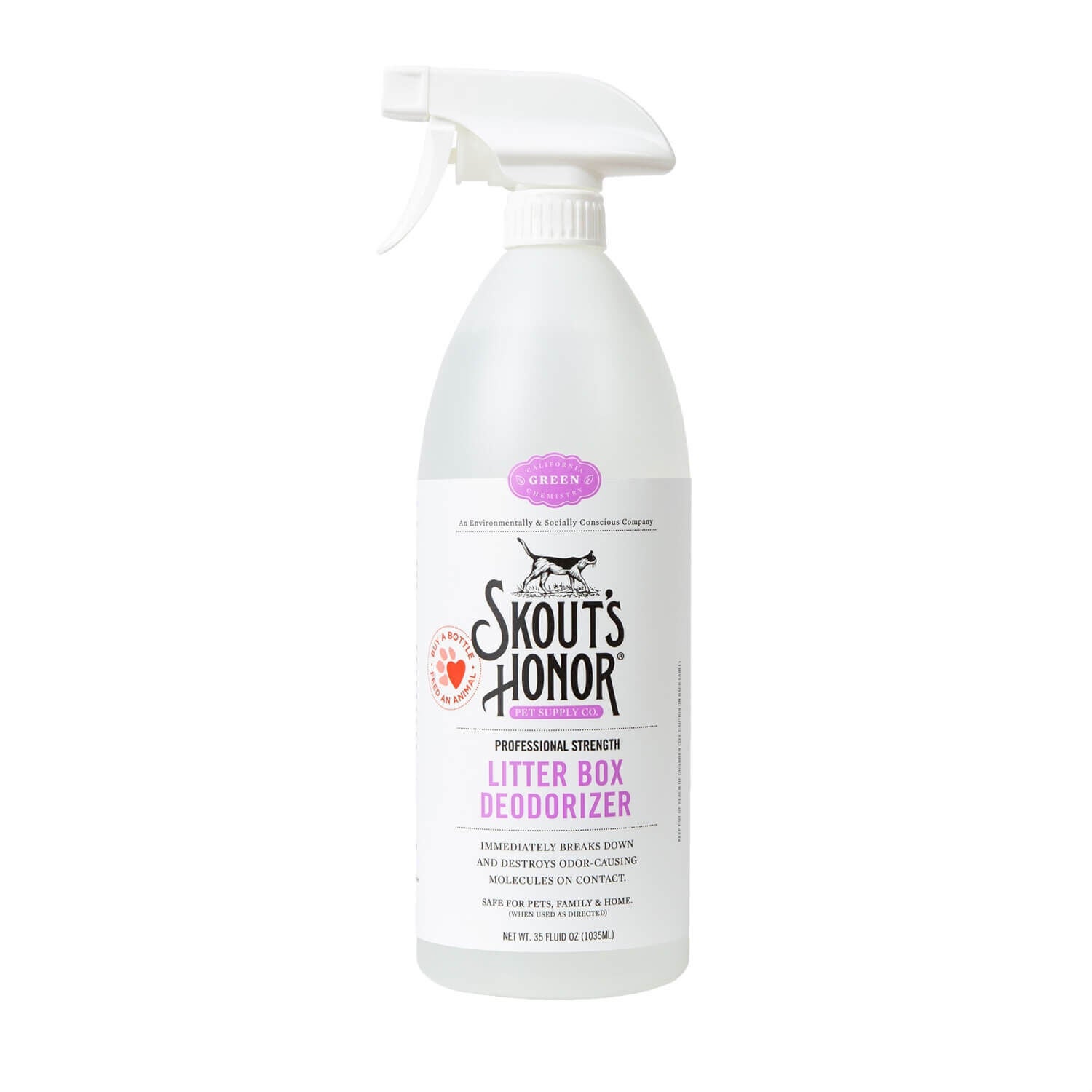 Skout's Honor Professional Strength Litter Box Deodorizer Spray