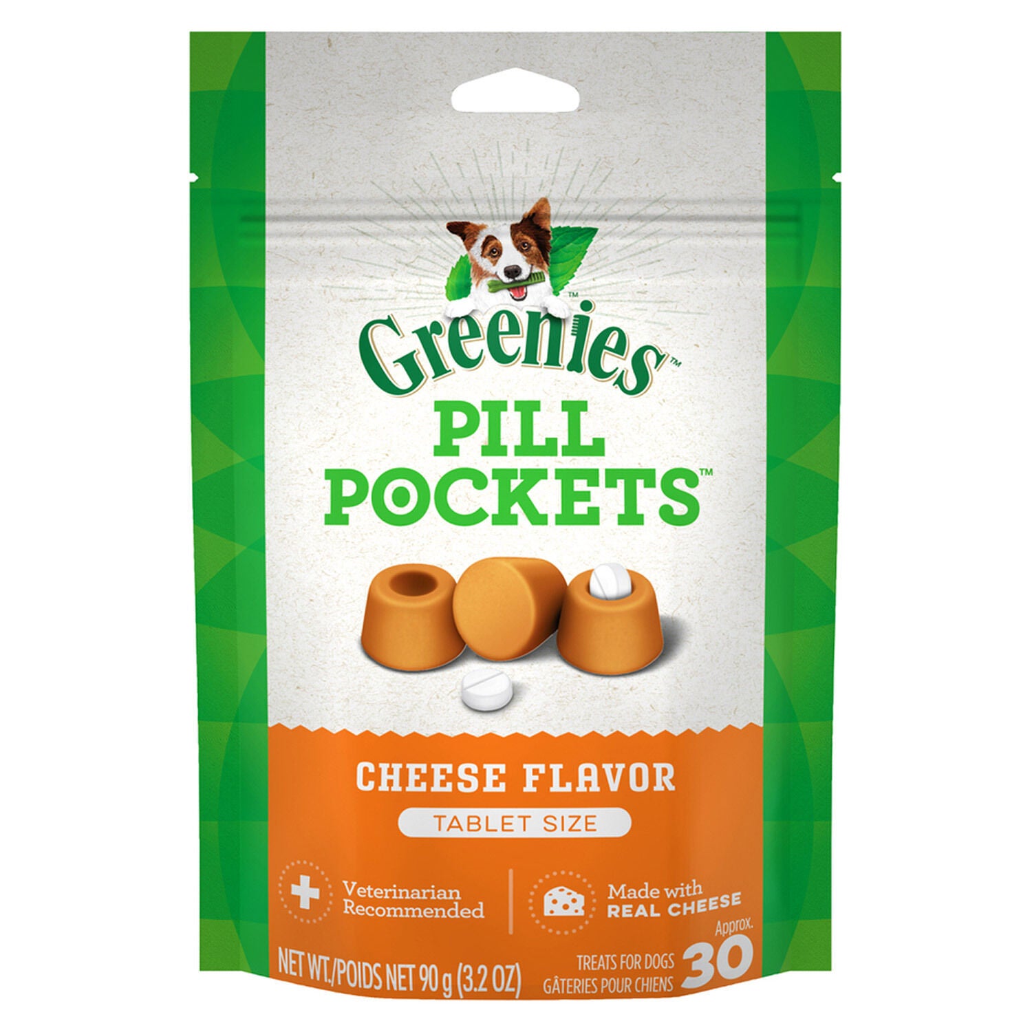Pill Pockets Cheese Tablet Dog Treat