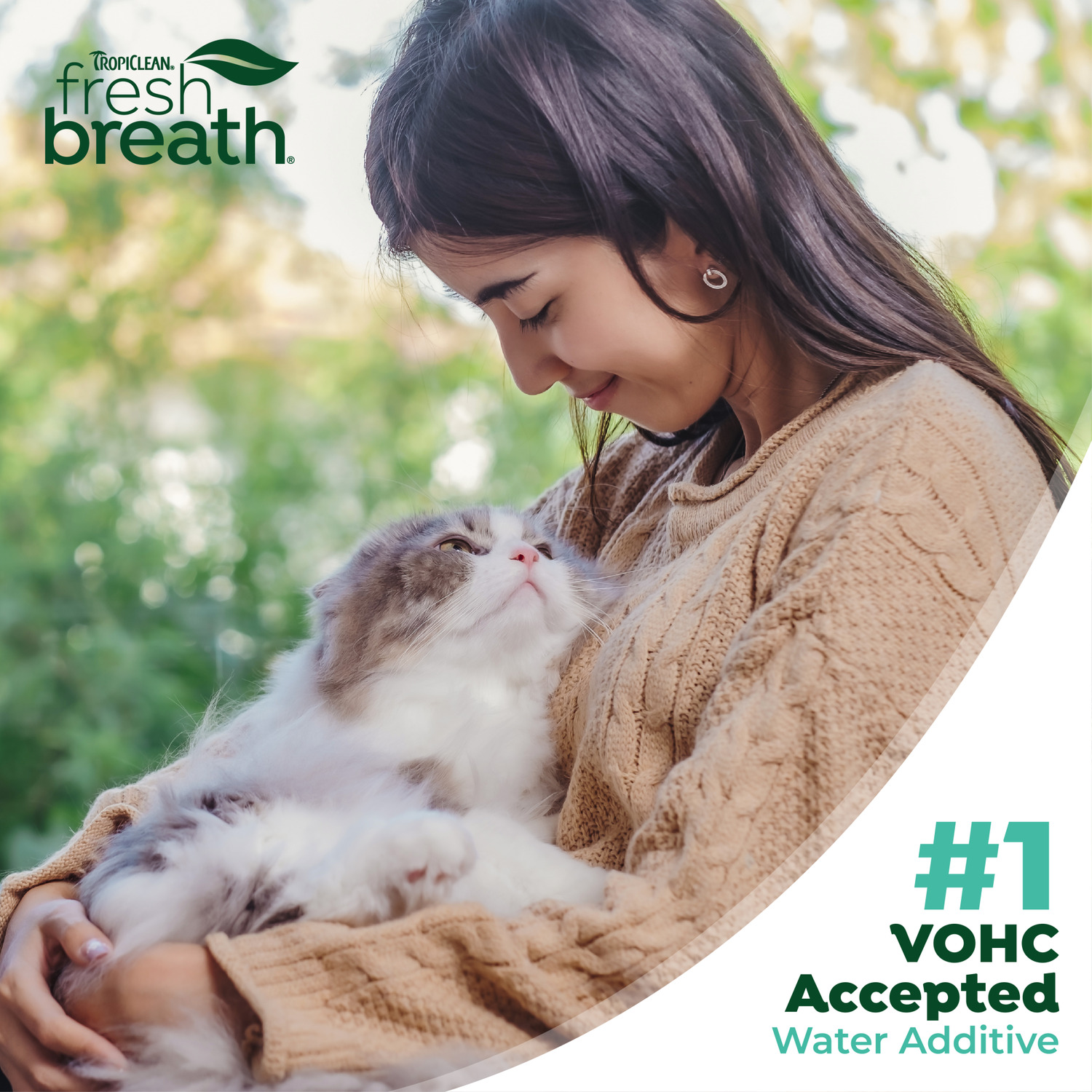 Tropiclean Fresh Breath Dental Health Solution Water Additive For Cats, 8-Oz