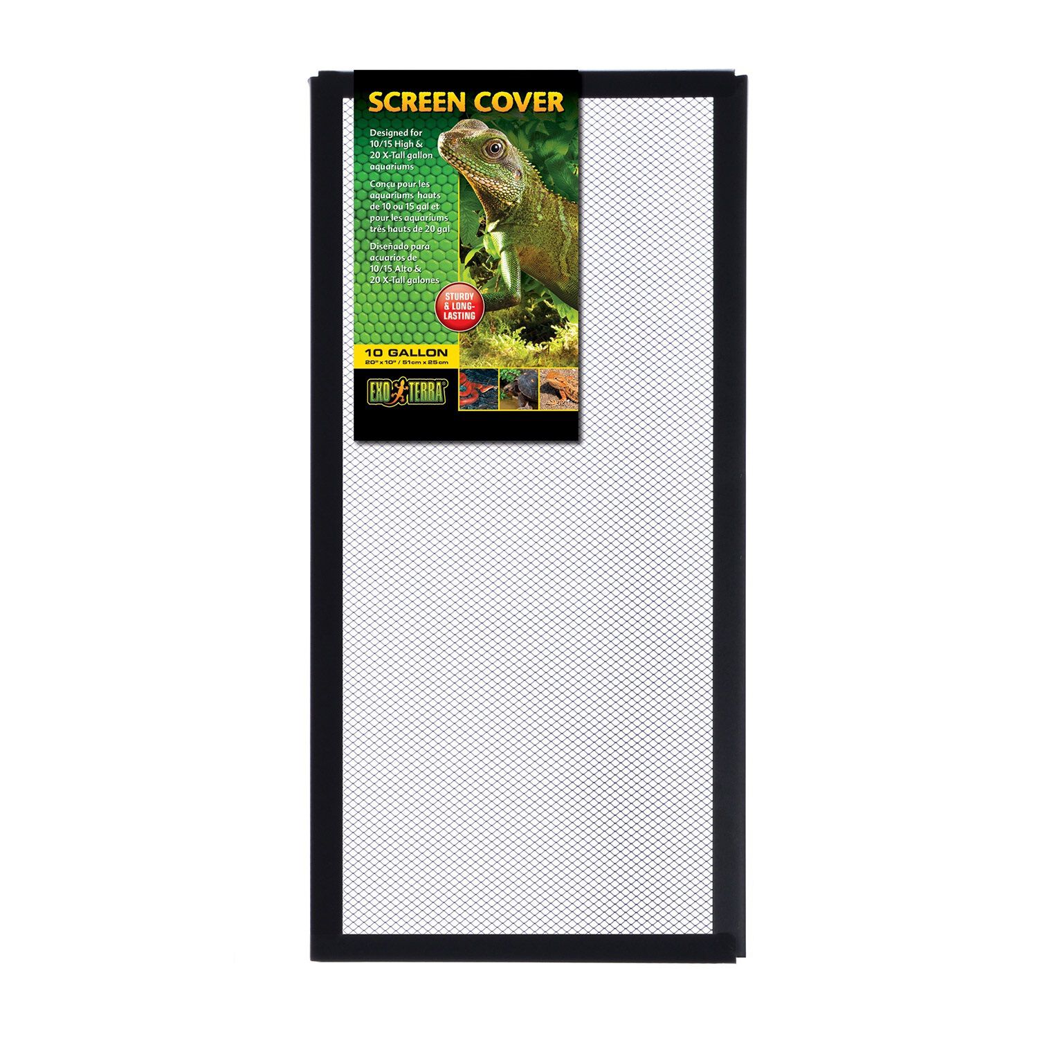 Exo Terra Screen Cover 10 Gallon For Reptile Enclosures