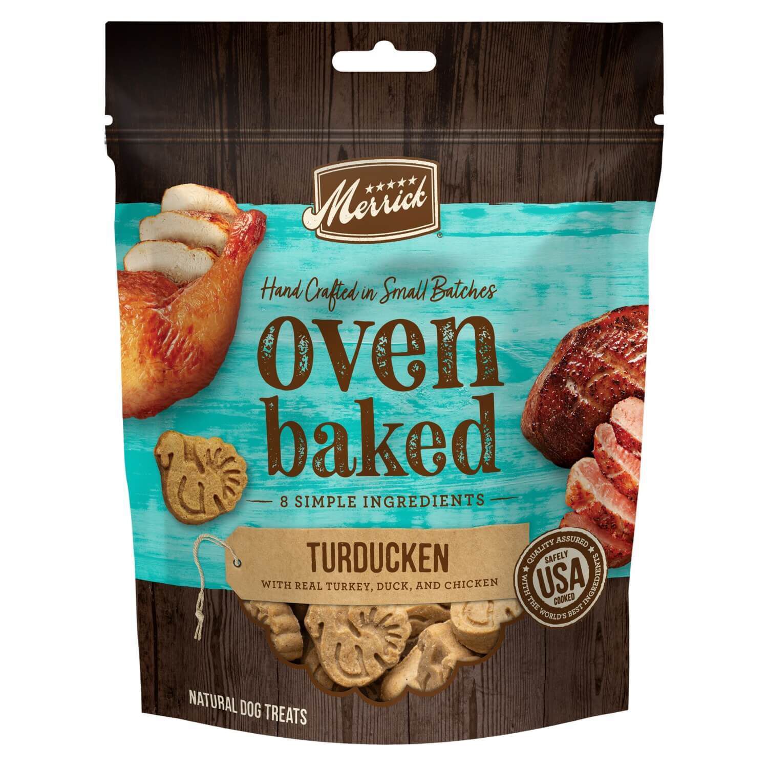 Merrick Oven Baked Natural And Crunchy Turducken Dog Treats