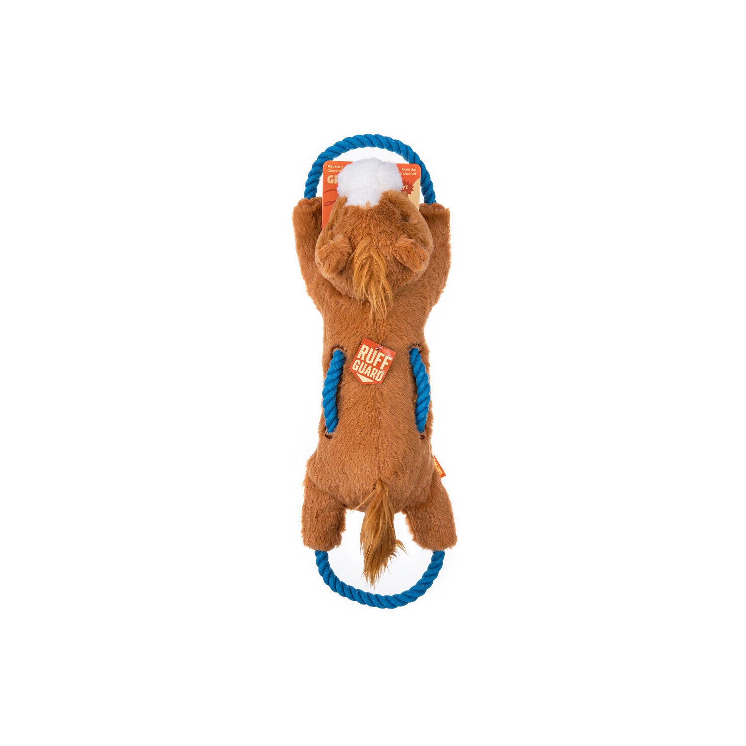 Growl Haystackerz Hayride Horse Plush Squeaky Dog Toy, 20"