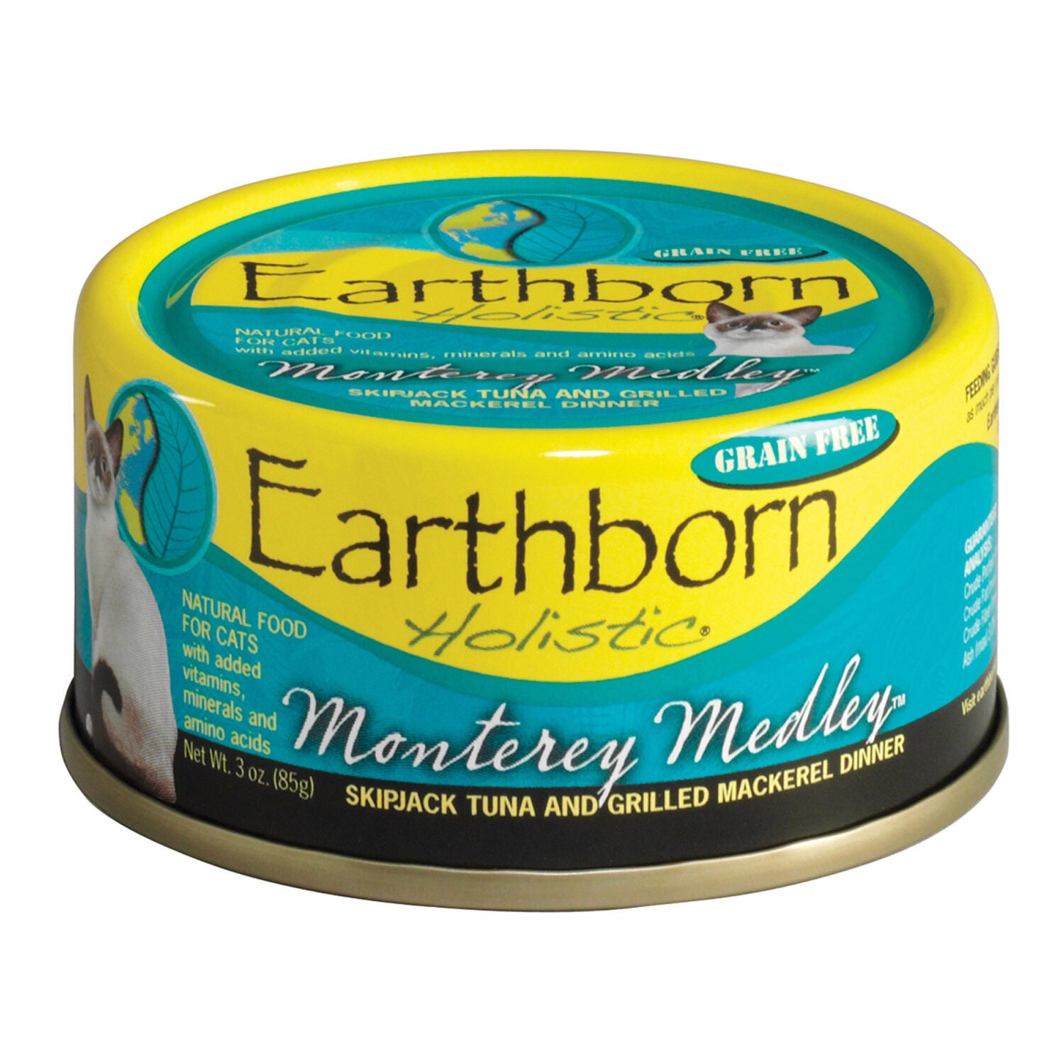 Earthborn Holistic Monterey Medley Skipjack Tuna And Grilled Mackerel Dinner Cat Food