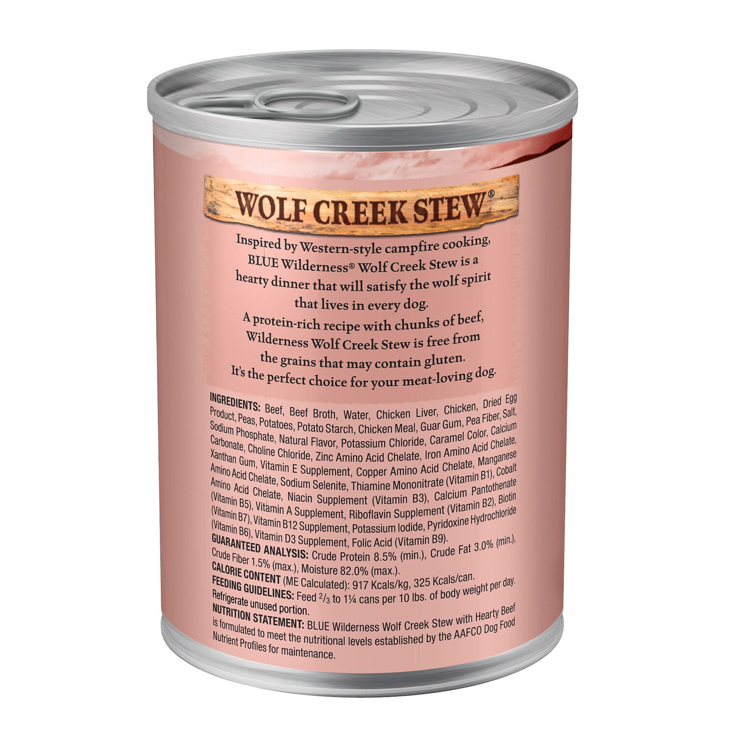 Blue Buffalo Wilderness Wolf Creek Stew Hearty Beef Adult Dog Food